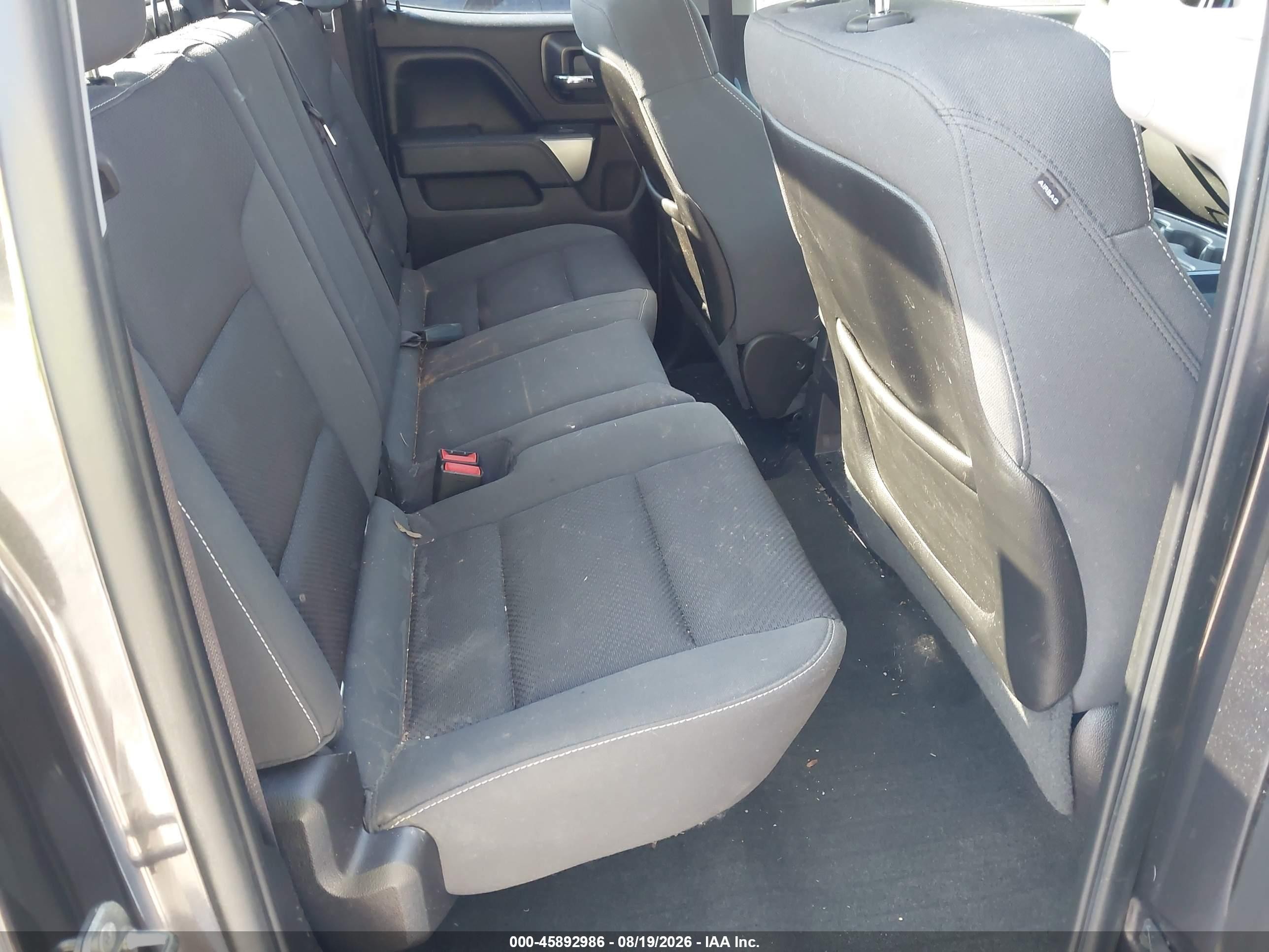 2015 Chevrolet Silverado 1500 Lt Black vin: 1GCVKREC0FZ413578