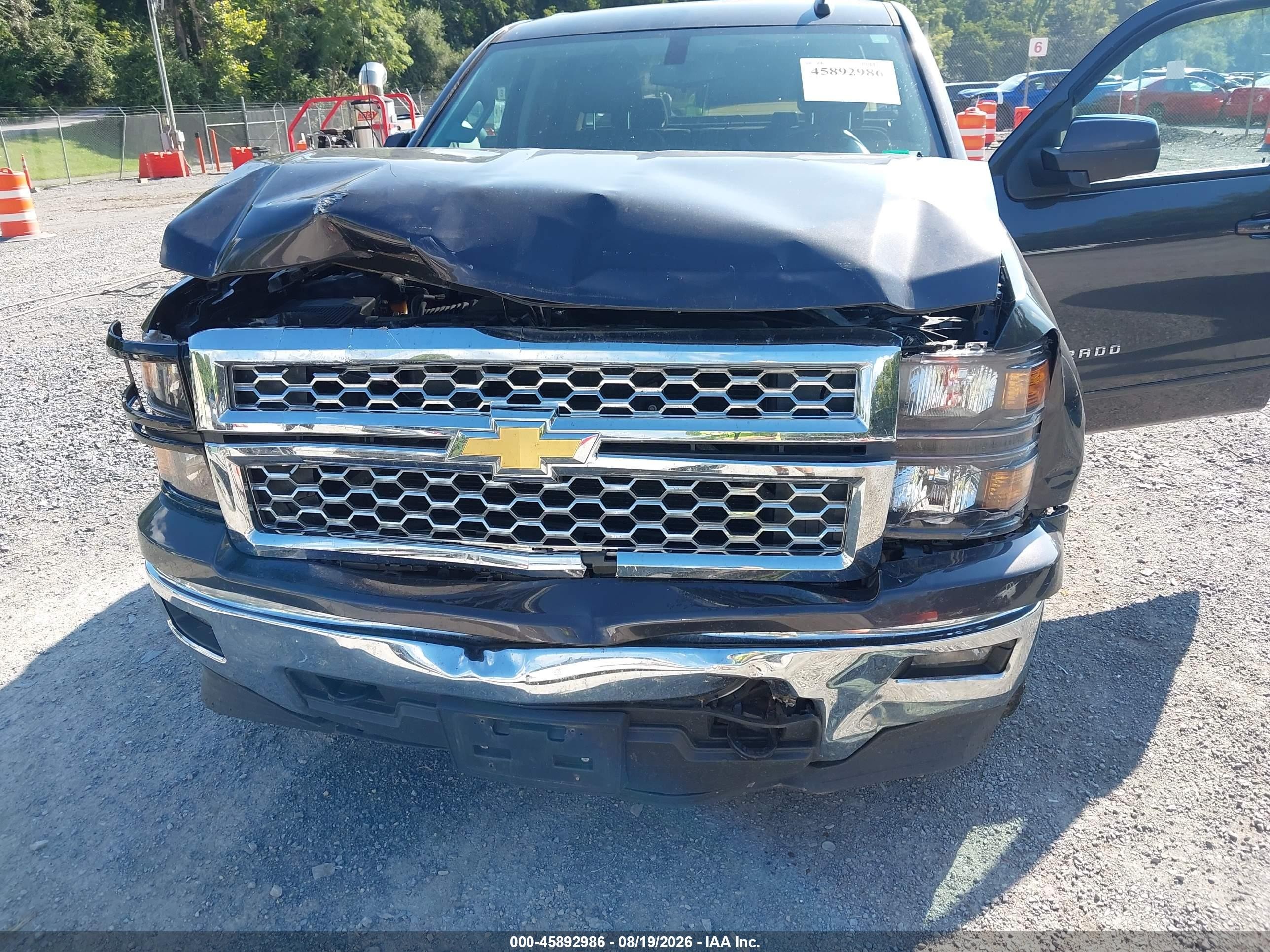 2015 Chevrolet Silverado 1500 Lt Black vin: 1GCVKREC0FZ413578