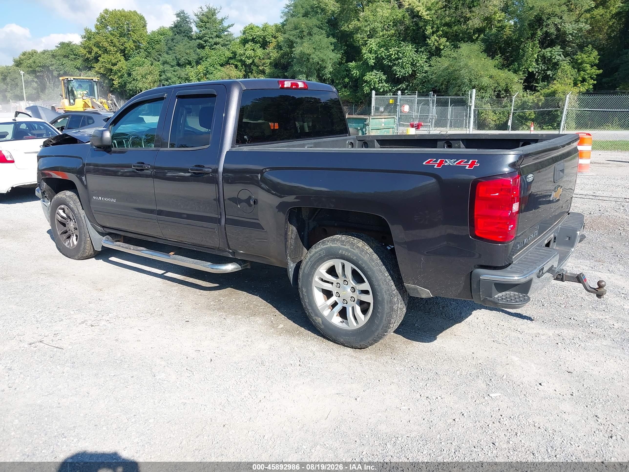 2015 Chevrolet Silverado 1500 Lt Black vin: 1GCVKREC0FZ413578
