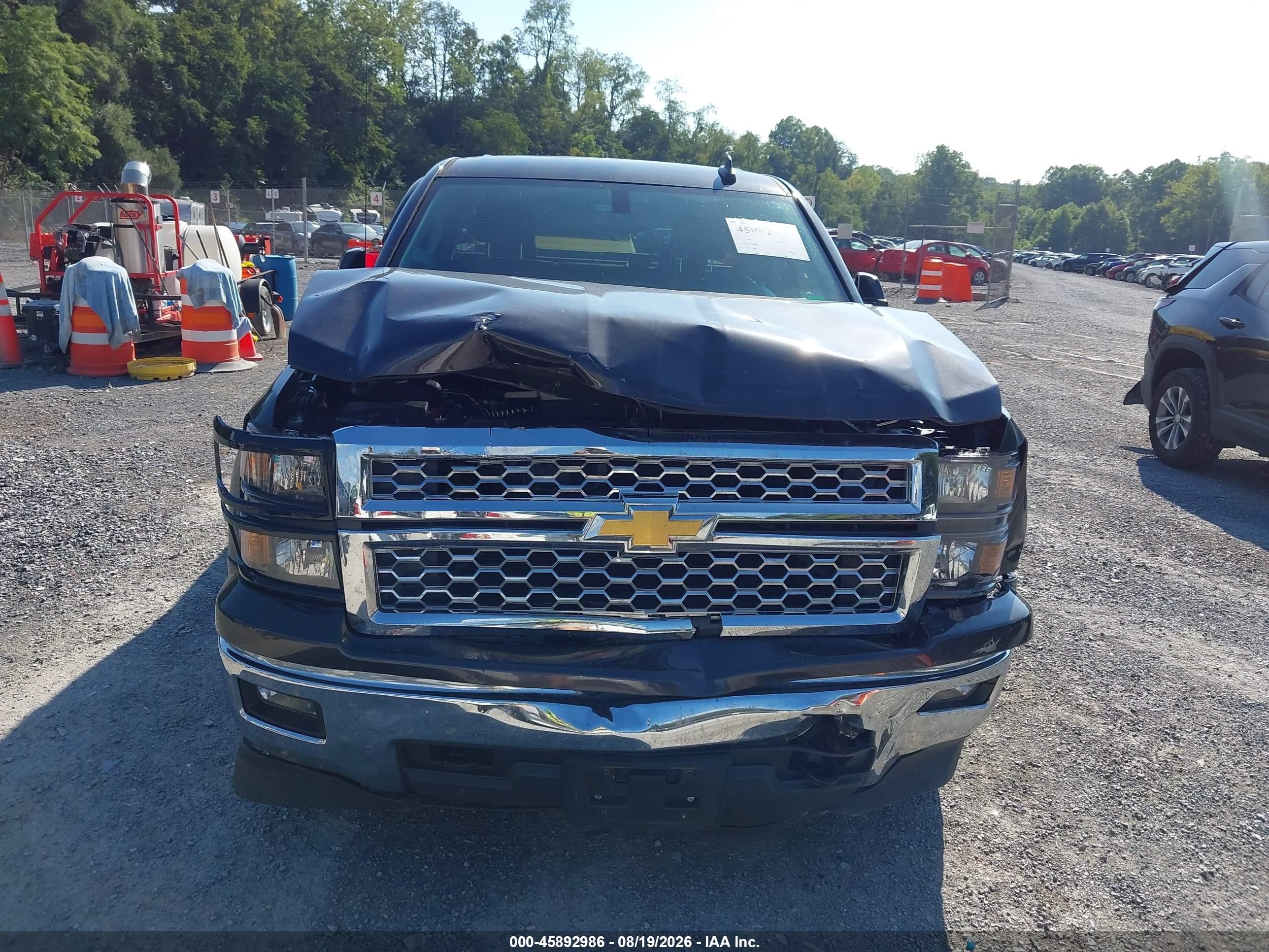 2015 Chevrolet Silverado 1500 Lt Black vin: 1GCVKREC0FZ413578
