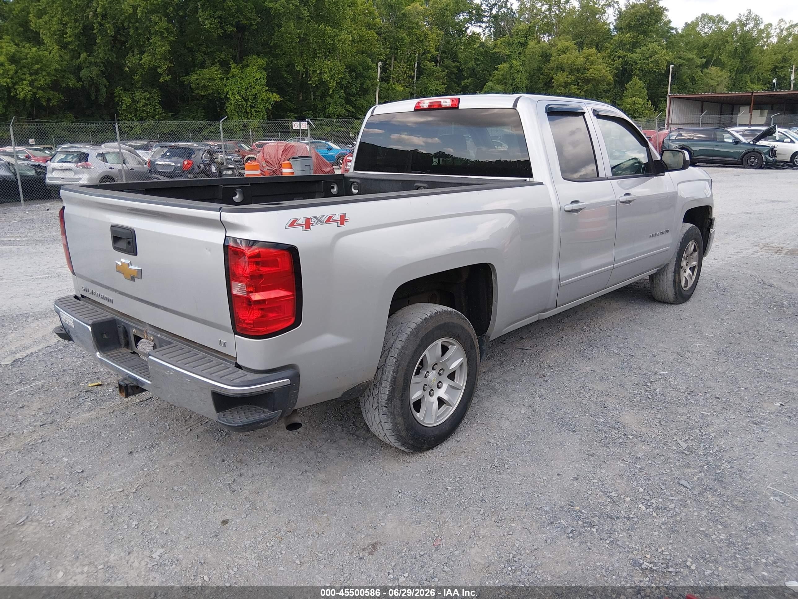 2015 Chevrolet Silverado 1500 1lt Silver vin: 1GCVKREC0FZ426430