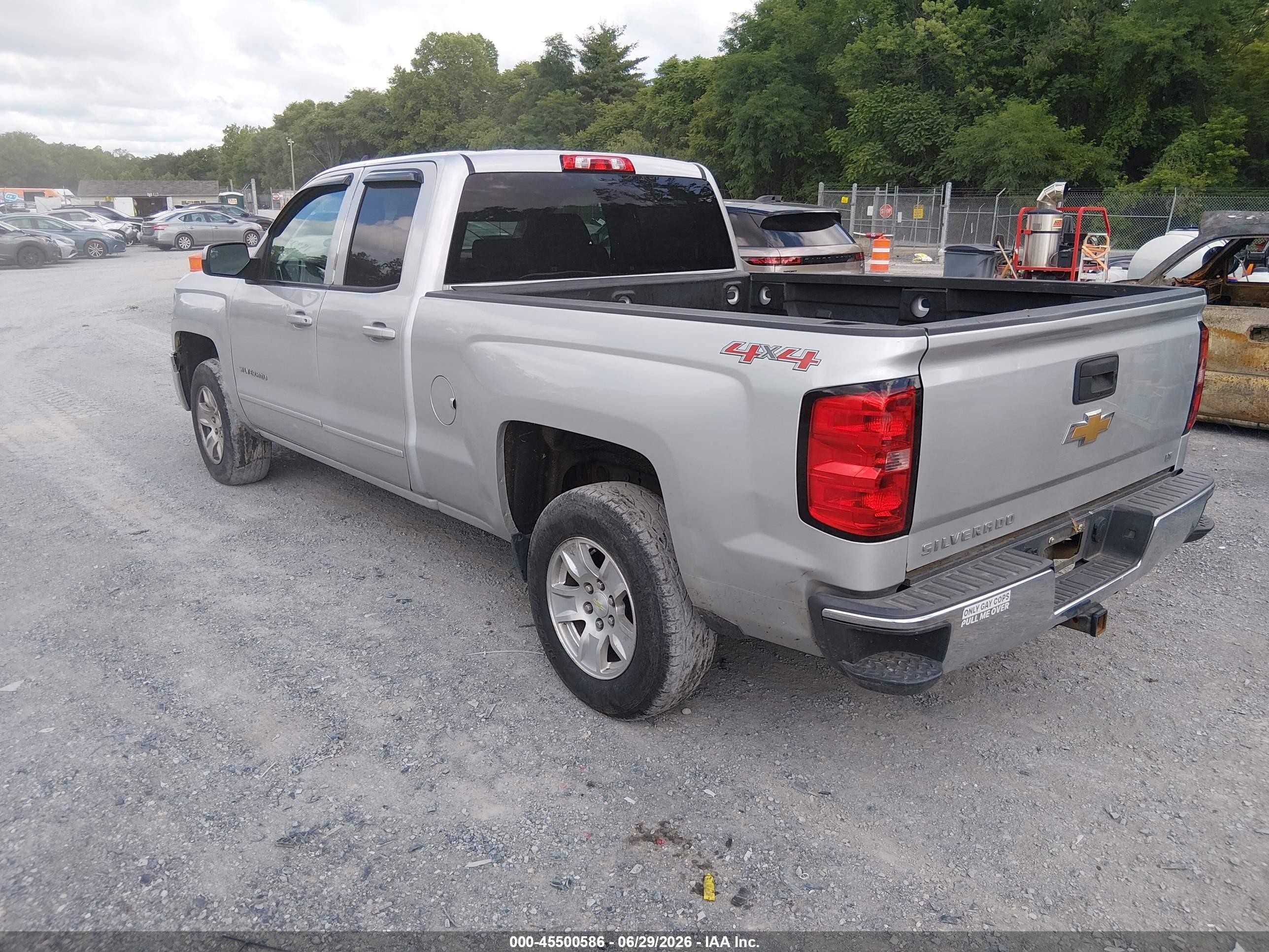 2015 Chevrolet Silverado 1500 1lt Silver vin: 1GCVKREC0FZ426430