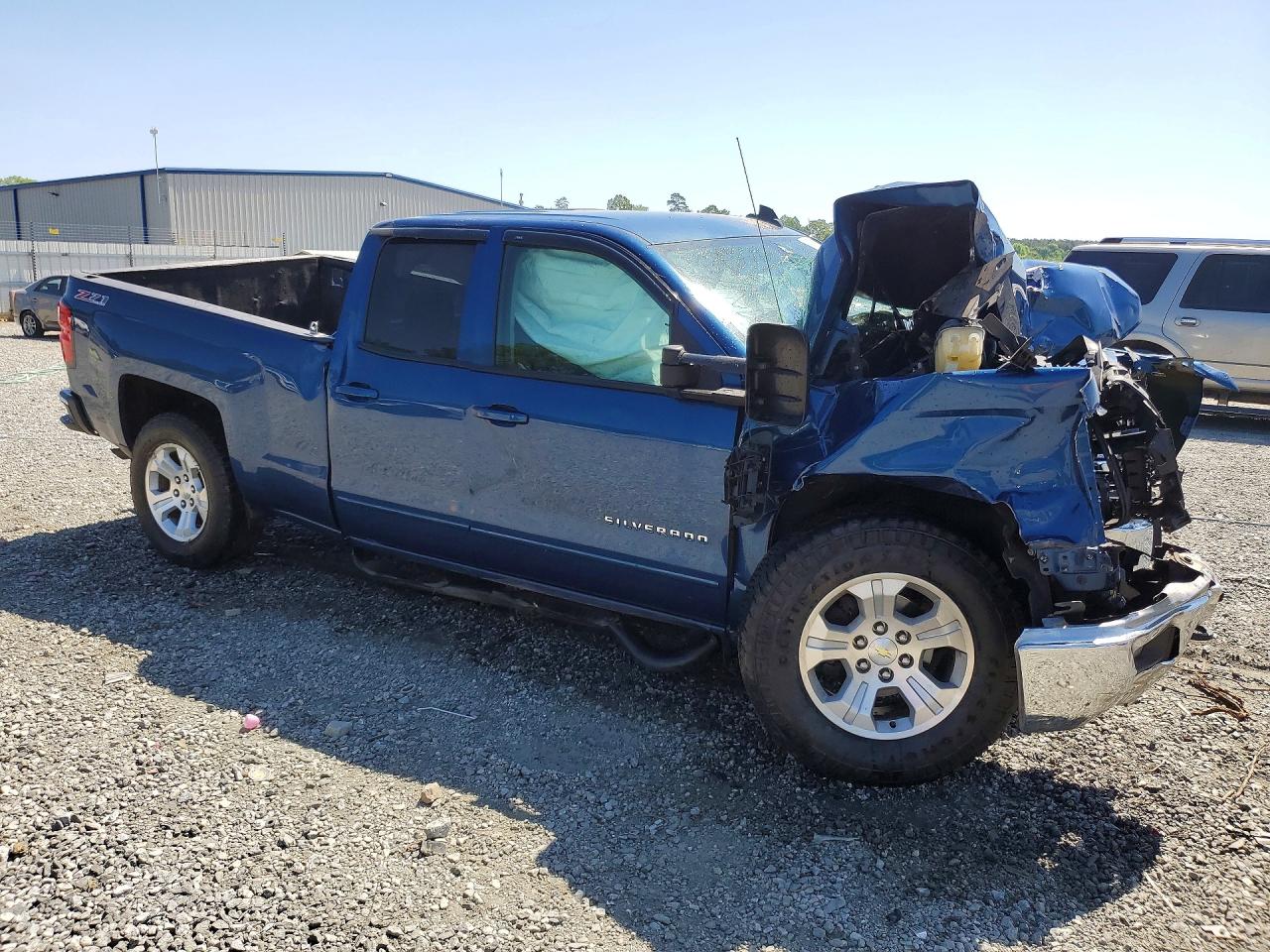 2015 Chevrolet Silverado K1500 Lt Blue vin: 1GCVKREC0FZ435712