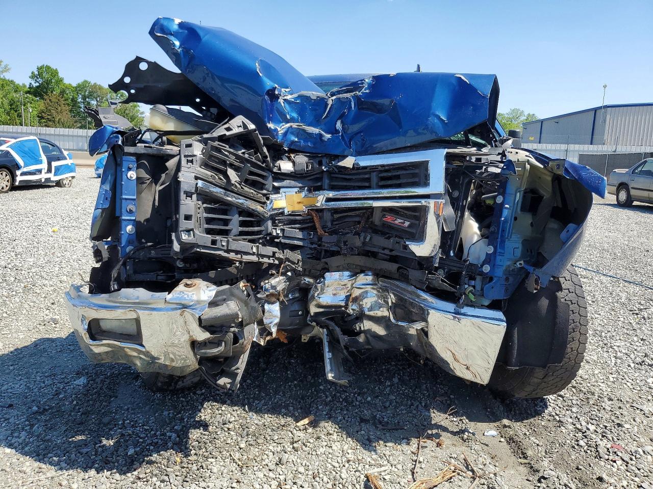 2015 Chevrolet Silverado K1500 Lt Blue vin: 1GCVKREC0FZ435712