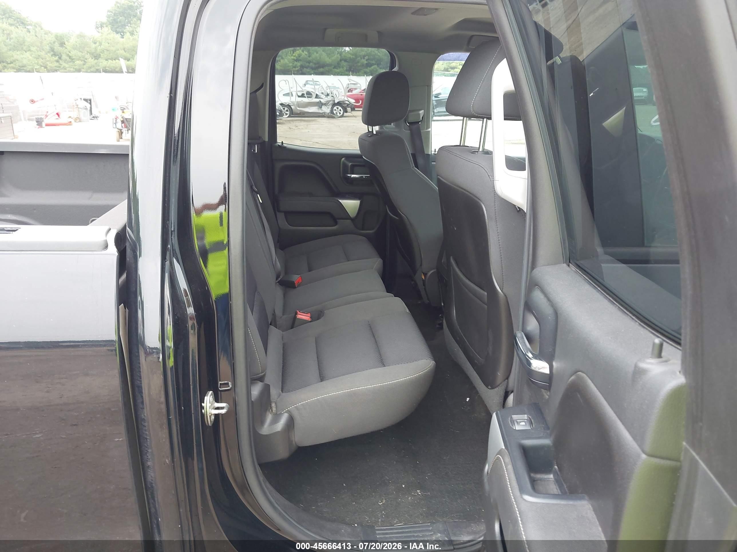 2015 Chevrolet Silverado 1500 Lt Black vin: 1GCVKREC0FZ445981