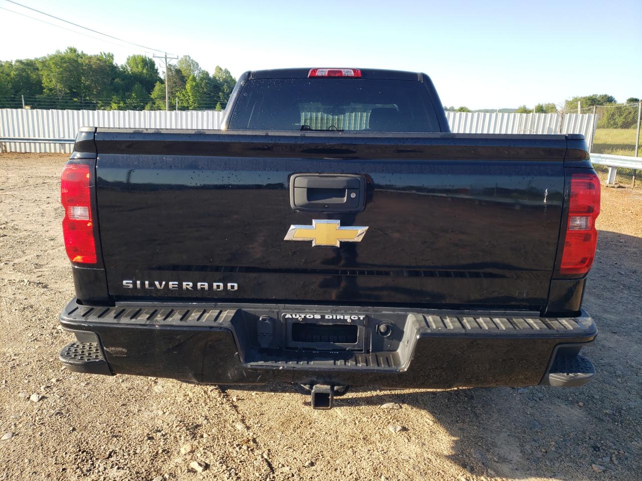 2017 Chevrolet Silverado K1500 Lt Black vin: 1GCVKREC0HZ392928 Damage: Tailgate, Dent(S) W/ Paint Dmg, 3 To 4 Inches
