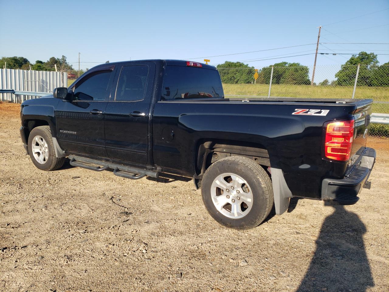 2017 Chevrolet Silverado K1500 Lt Black vin: 1GCVKREC0HZ392928 Damage: Cab - Left, Dent(S) W/ Paint Dmg, 2 To 3 Inches