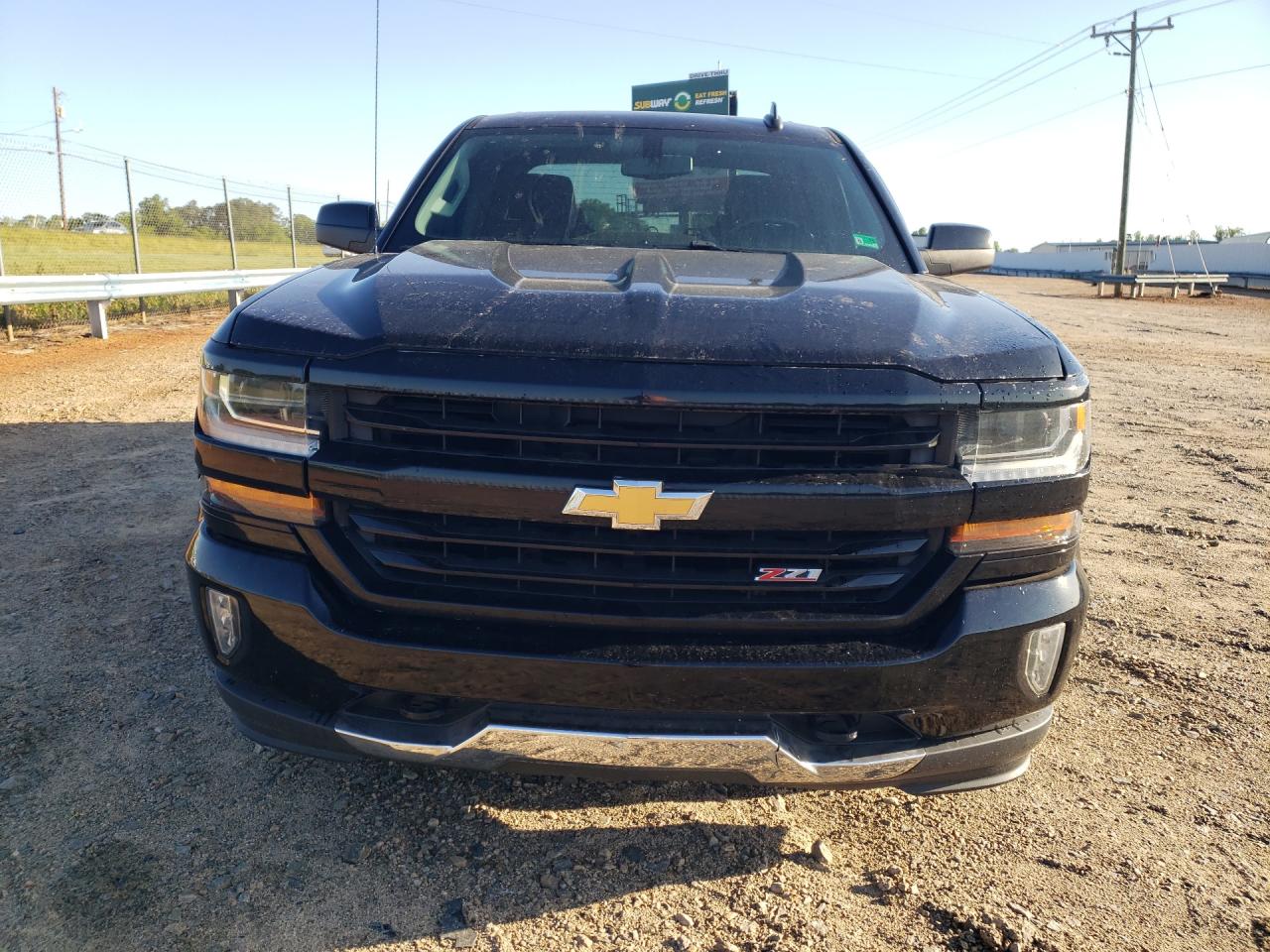 2017 Chevrolet Silverado K1500 Lt Black vin: 1GCVKREC0HZ392928 Damage: Hood, Chipped, 8