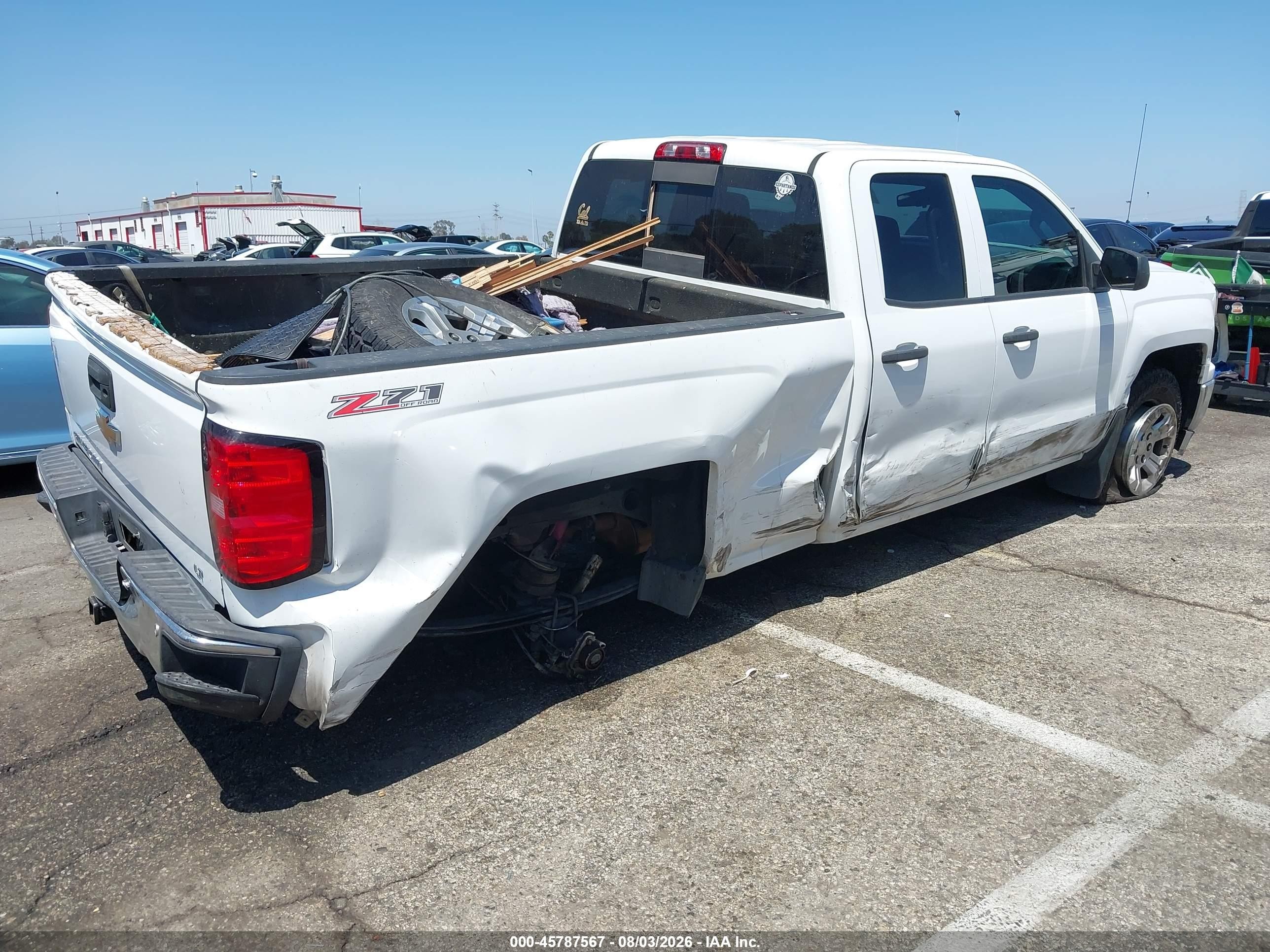2014 Chevrolet Silverado 1500 Lt White vin: 1GCVKREC1EZ102675