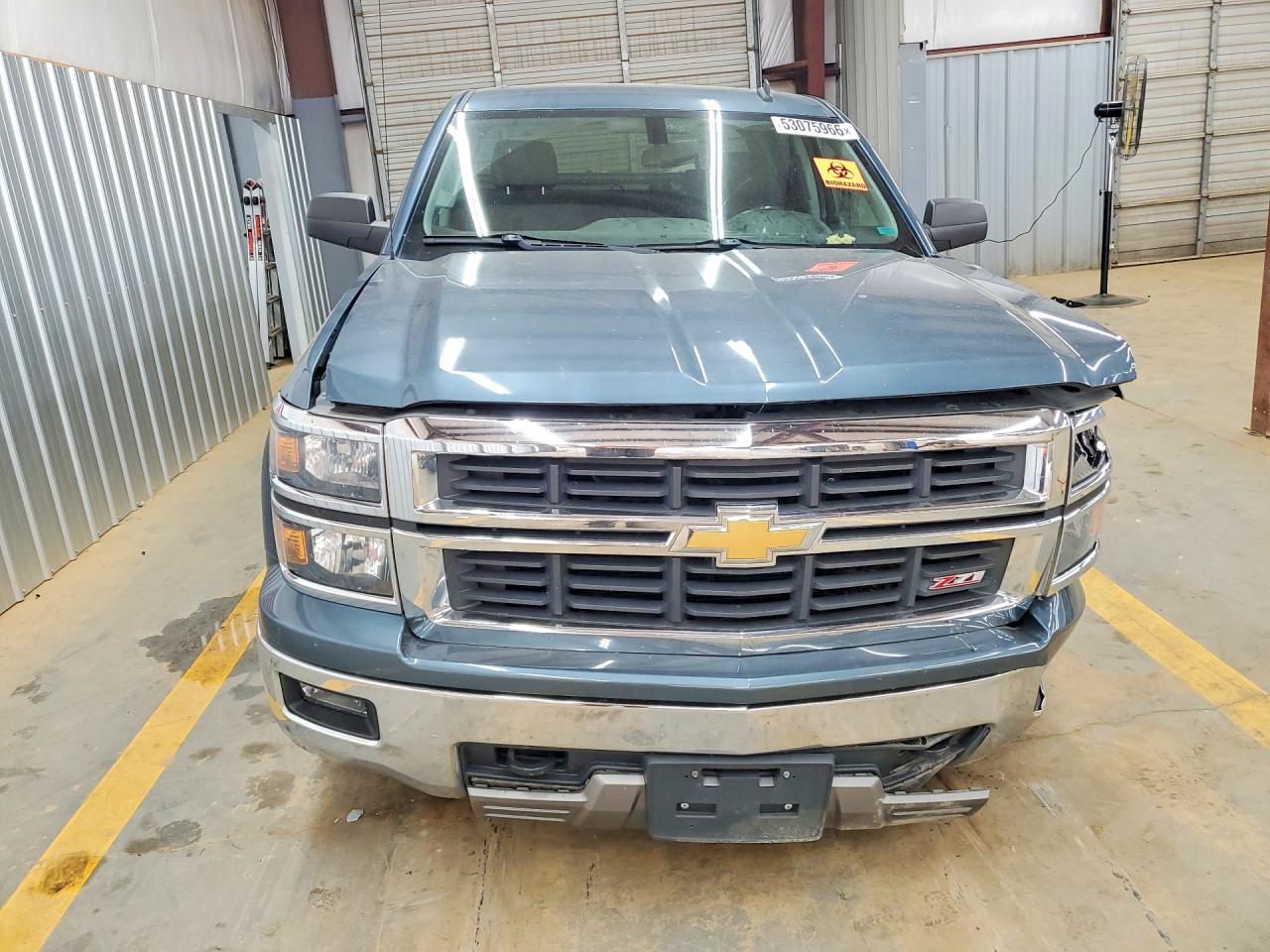 2014 Chevrolet Silverado K1500 Lt Blue vin: 1GCVKREC1EZ112445
