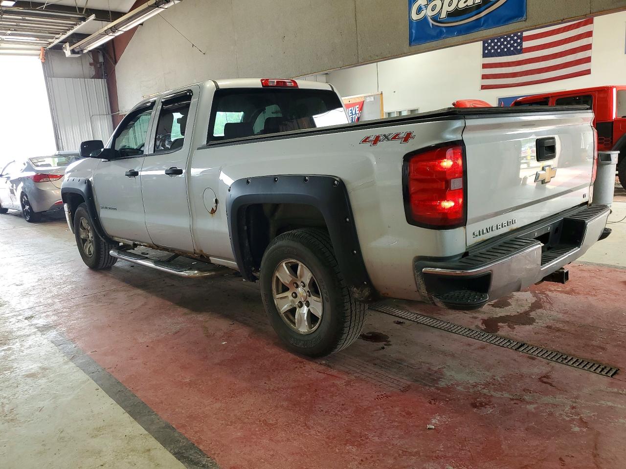 2014 Chevrolet Silverado K1500 Lt Silver vin: 1GCVKREC1EZ144795
