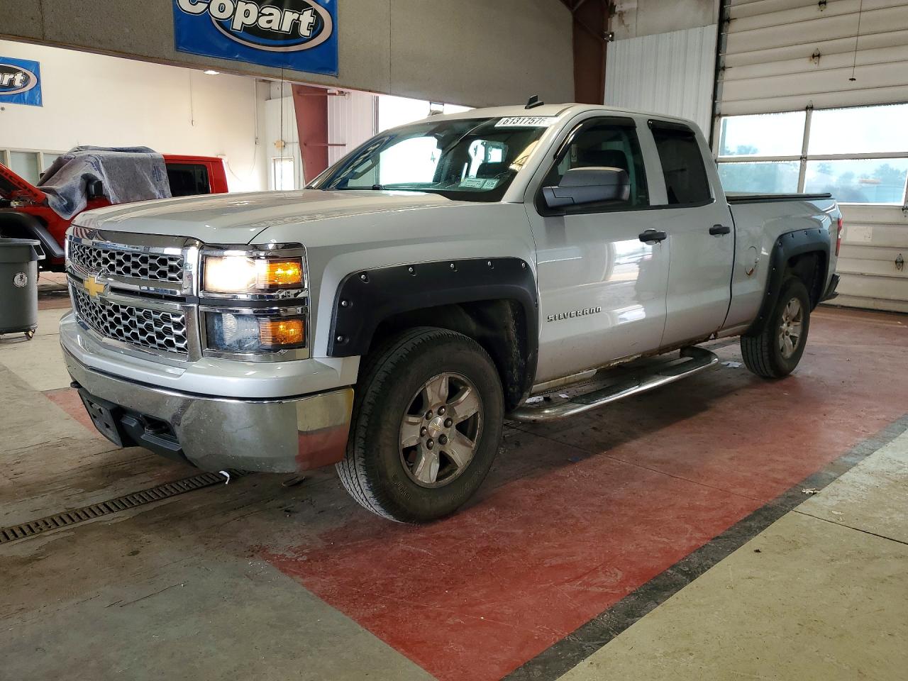 2014 Chevrolet Silverado K1500 Lt Silver vin: 1GCVKREC1EZ144795