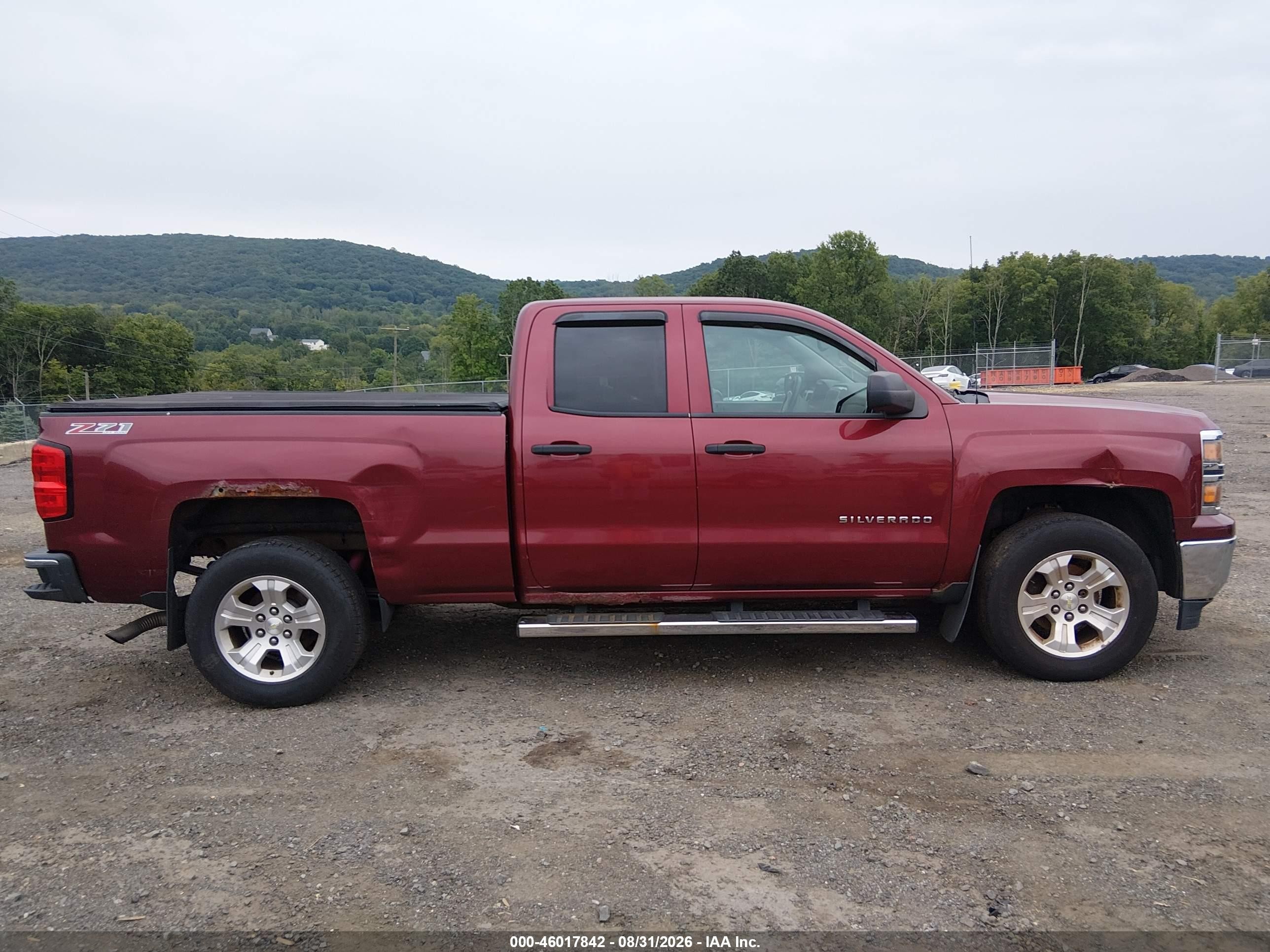 2014 Chevrolet Silverado 1500 Lt Red vin: 1GCVKREC1EZ198369