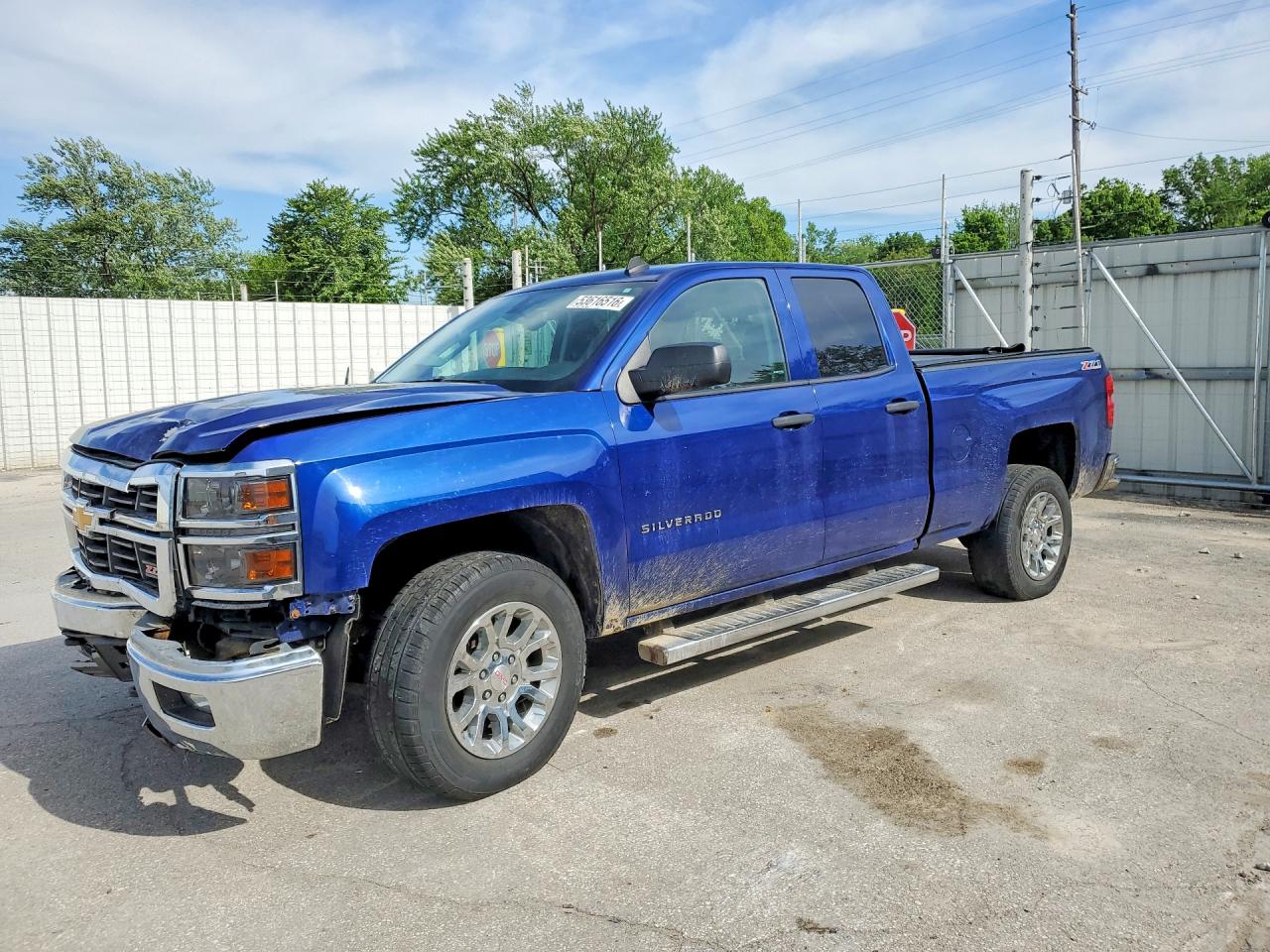 2014 Chevrolet Silverado K1500 Lt Синий vin: 1GCVKREC1EZ274754