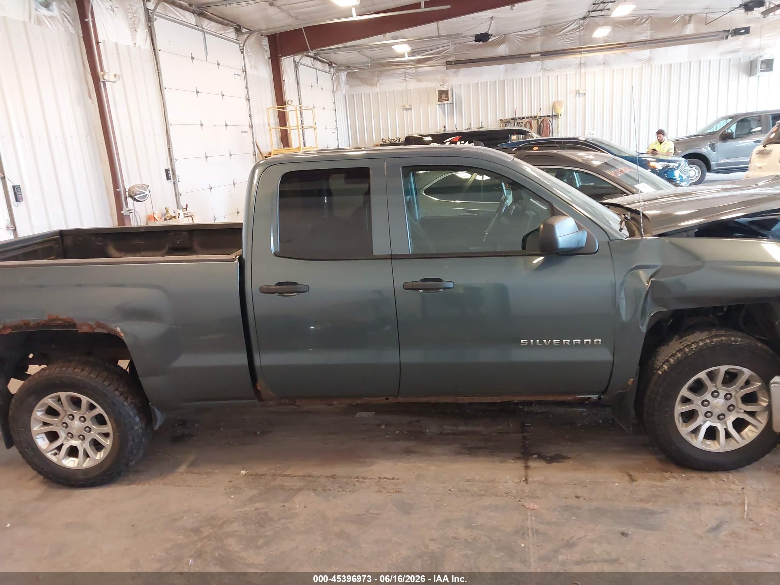 2014 Chevrolet Silverado 1500 Lt Gray vin: 1GCVKREC1EZ291294