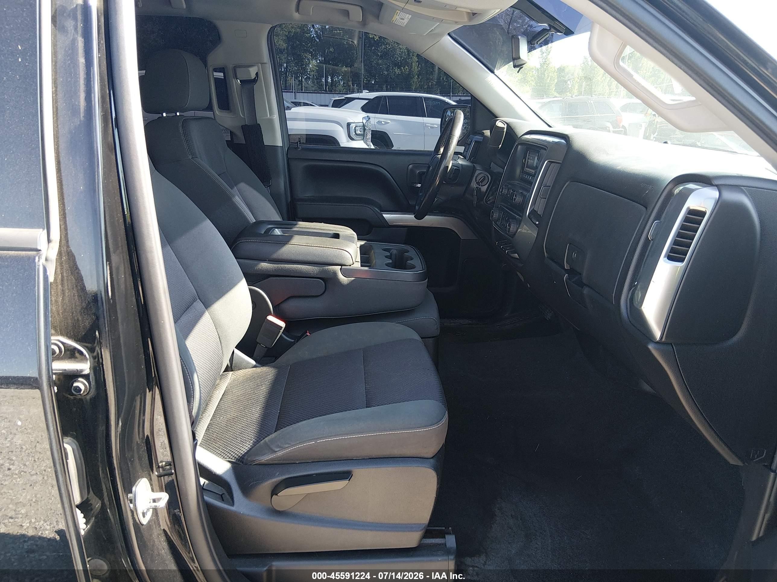 2014 Chevrolet Silverado 1500 Lt Black vin: 1GCVKREC1EZ293997