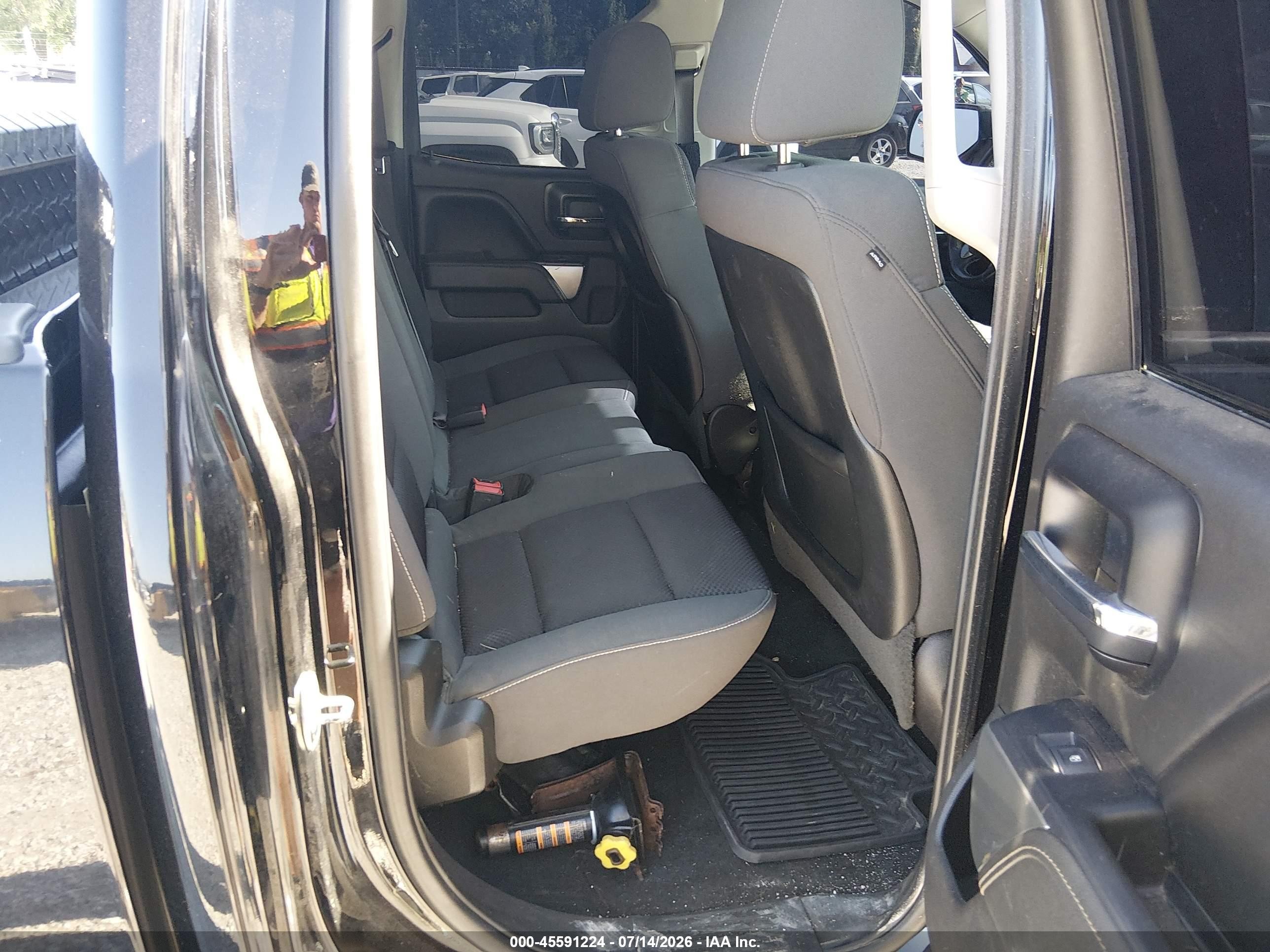 2014 Chevrolet Silverado 1500 Lt Black vin: 1GCVKREC1EZ293997