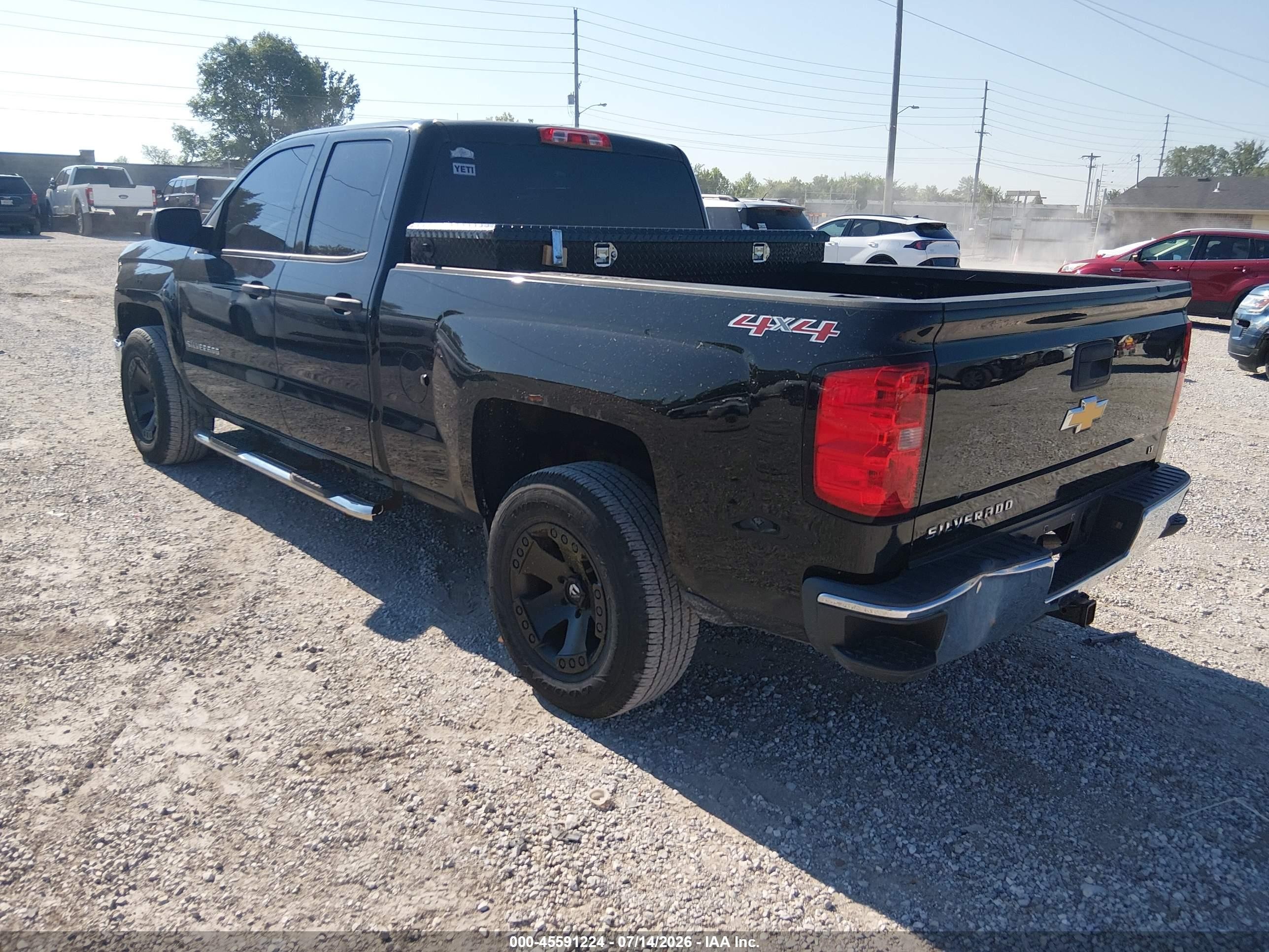 2014 Chevrolet Silverado 1500 Lt Black vin: 1GCVKREC1EZ293997