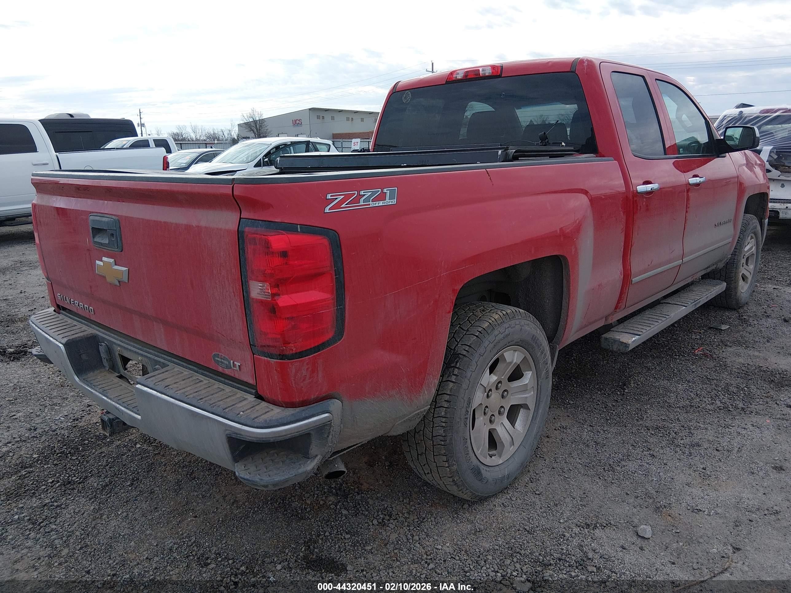 2014 Chevrolet Silverado 1500 2lt Red vin: 1GCVKREC1EZ300284
