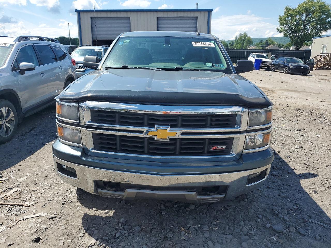 2014 Chevrolet Silverado K1500 Lt Blue vin: 1GCVKREC1EZ318381
