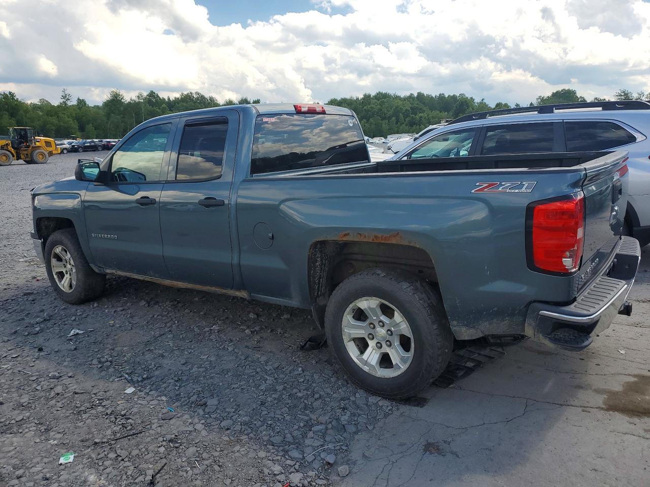 2014 Chevrolet Silverado K1500 Lt Blue vin: 1GCVKREC1EZ318381