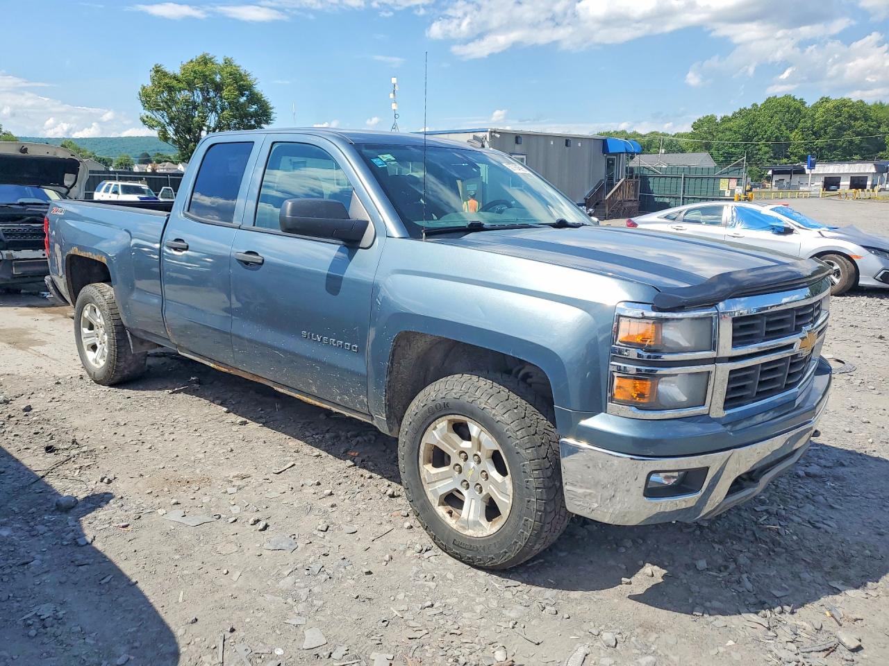 2014 Chevrolet Silverado K1500 Lt Blue vin: 1GCVKREC1EZ318381