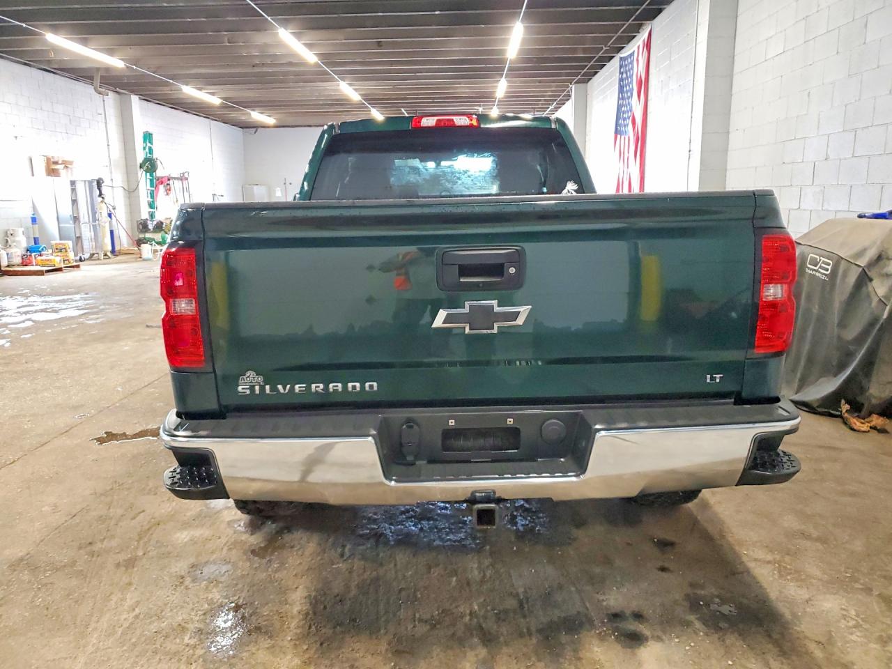 2014 Chevrolet Silverado K1500 Lt Green vin: 1GCVKREC1EZ322883