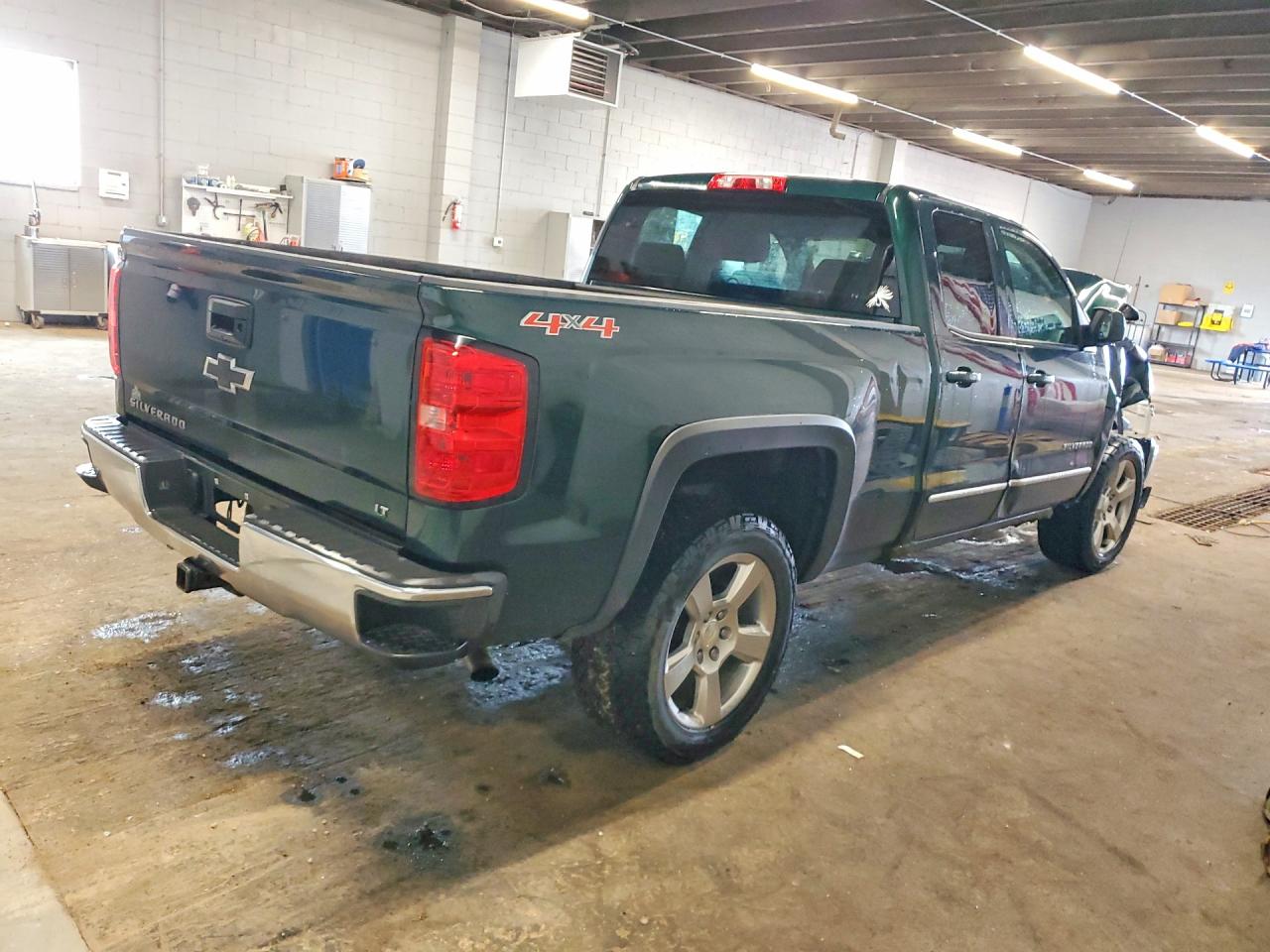 2014 Chevrolet Silverado K1500 Lt Green vin: 1GCVKREC1EZ322883