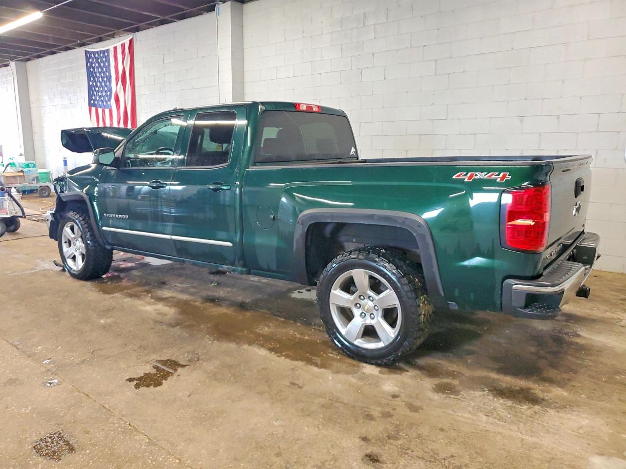 2014 Chevrolet Silverado K1500 Lt Green vin: 1GCVKREC1EZ322883
