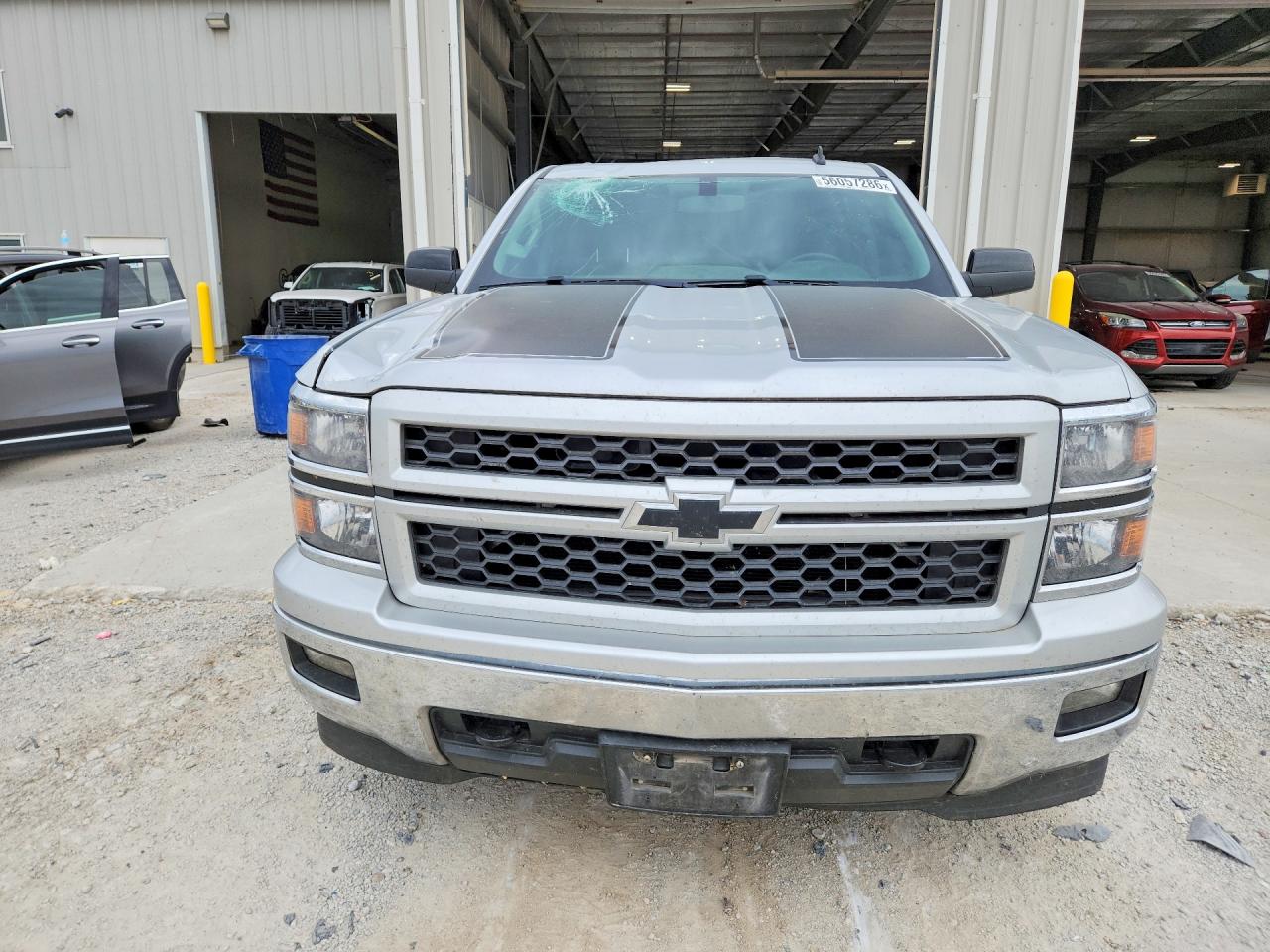2014 Chevrolet Silverado K1500 Lt Серебряный vin: 1GCVKREC1EZ378998