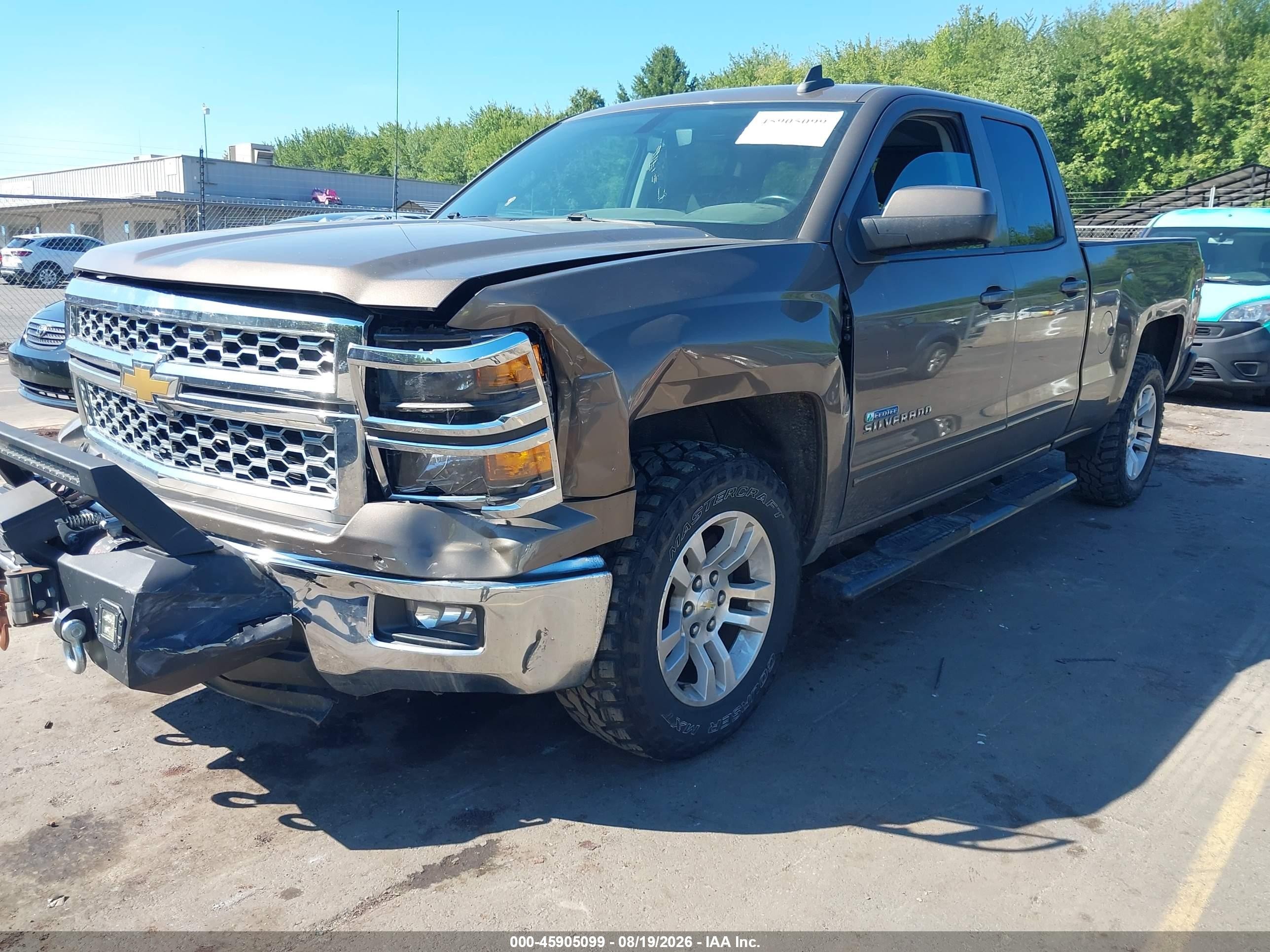 2015 Chevrolet Silverado 1500 Lt Brown vin: 1GCVKREC1FZ171898