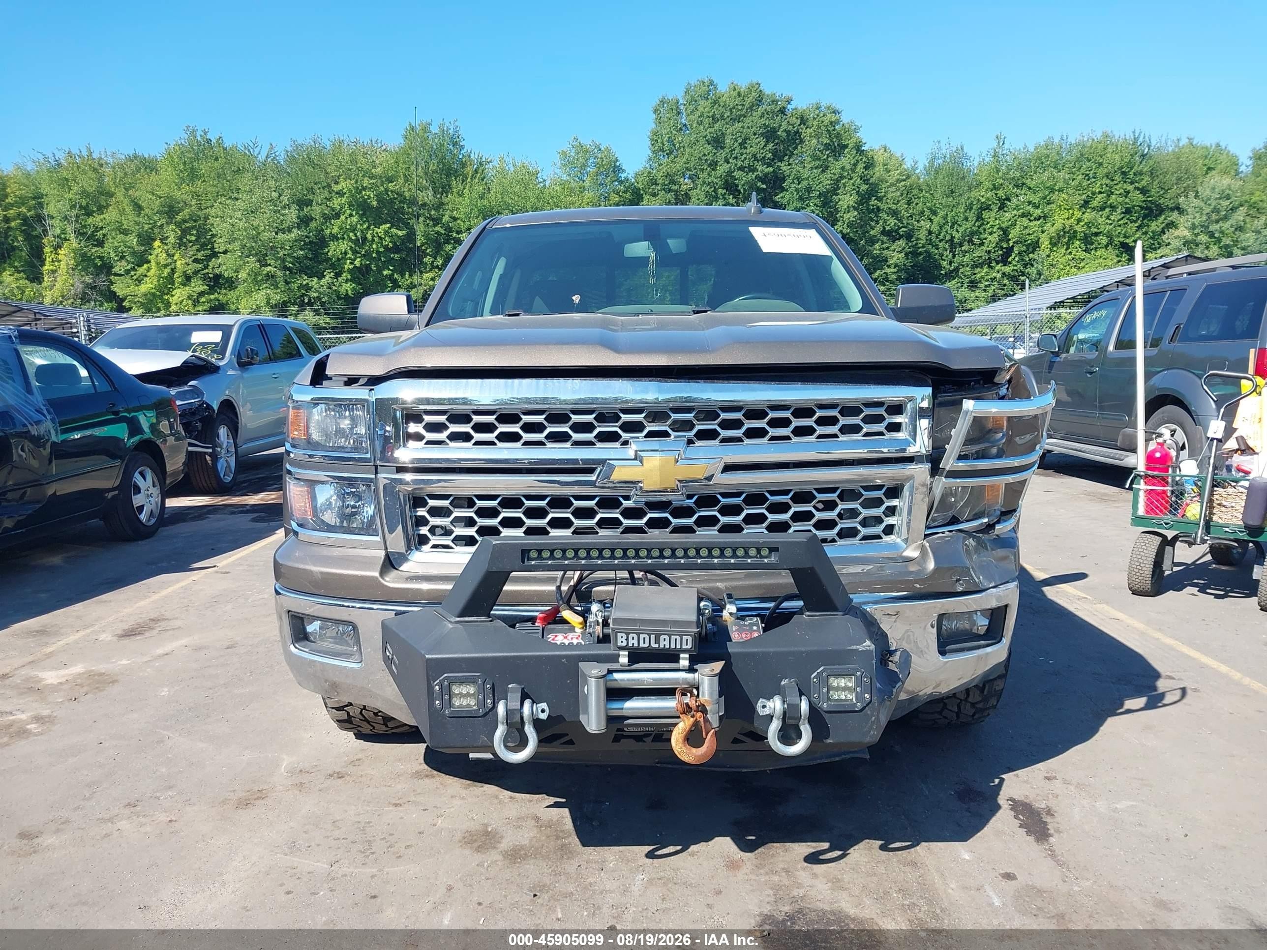 2015 Chevrolet Silverado 1500 Lt Brown vin: 1GCVKREC1FZ171898
