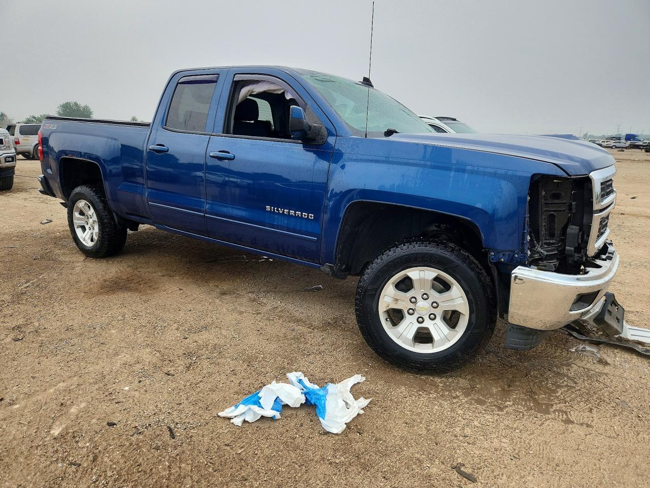 2015 Chevrolet Silverado K1500 Lt Blue vin: 1GCVKREC1FZ213261