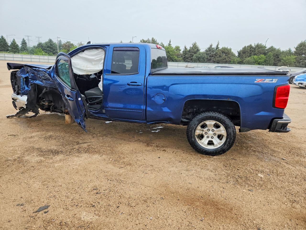 2015 Chevrolet Silverado K1500 Lt Blue vin: 1GCVKREC1FZ213261