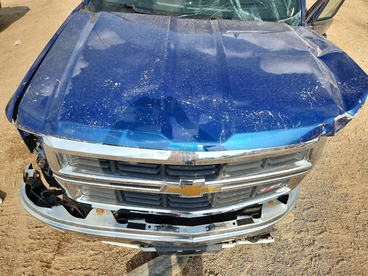2015 Chevrolet Silverado K1500 Lt Blue vin: 1GCVKREC1FZ213261