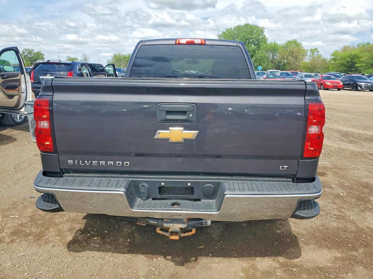 2015 Chevrolet Silverado K1500 Lt Black vin: 1GCVKREC1FZ263285