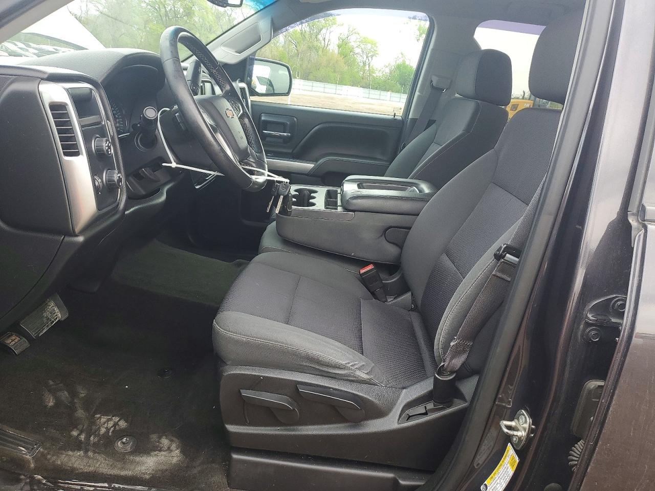 2015 Chevrolet Silverado K1500 Lt Black vin: 1GCVKREC1FZ263285