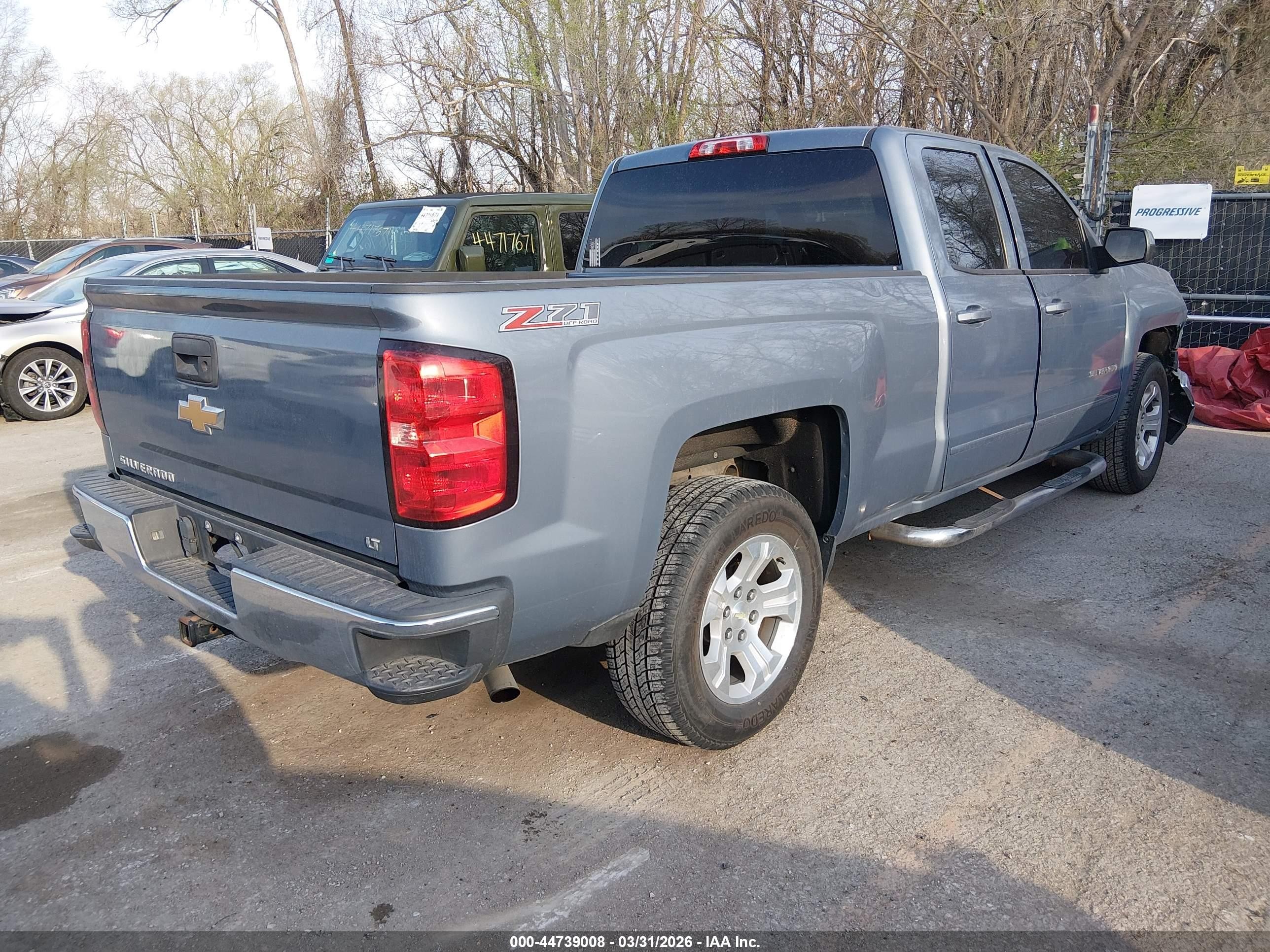 2015 Chevrolet Silverado 1500 2lt Blue vin: 1GCVKREC1FZ279132