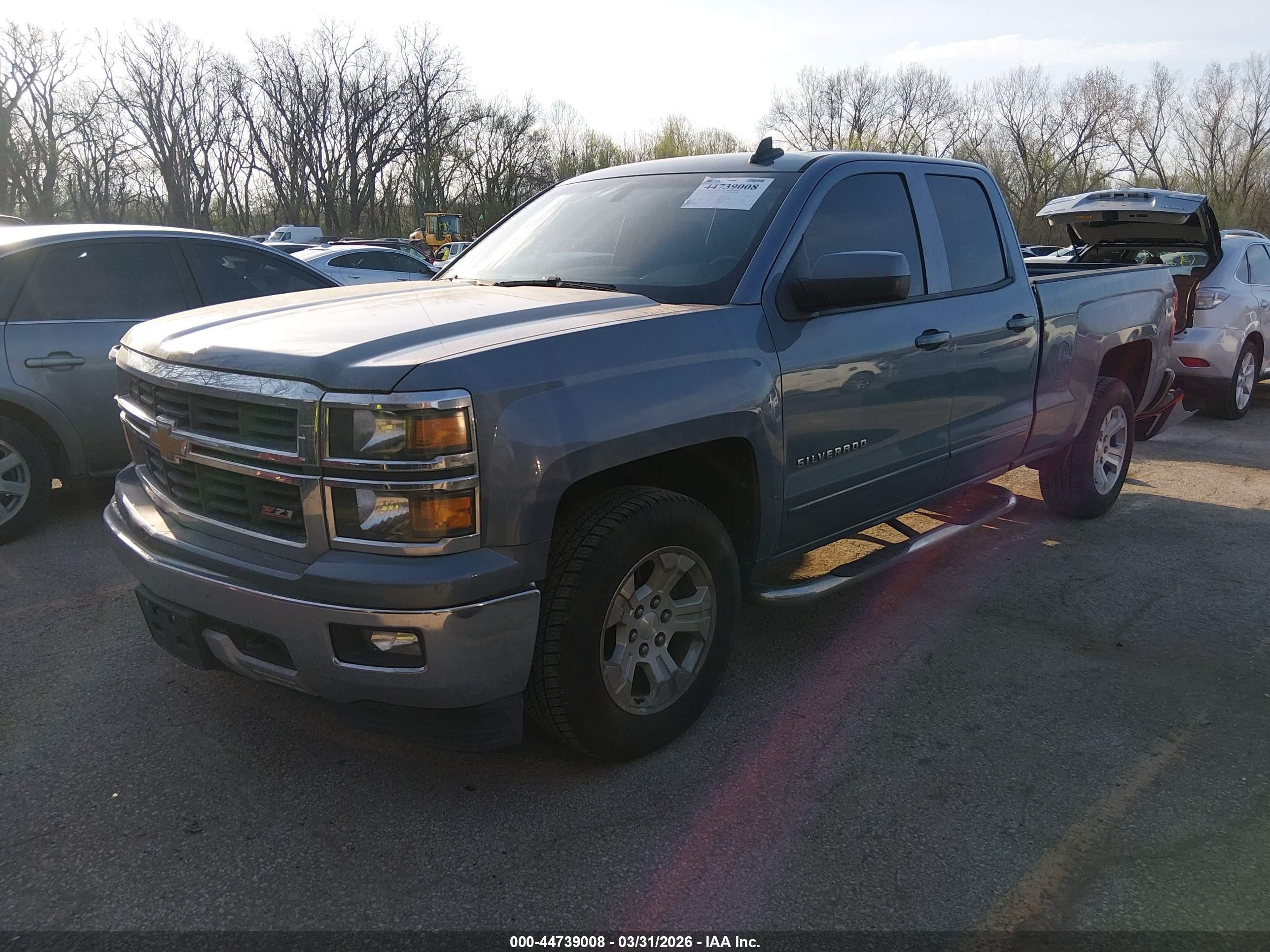 2015 Chevrolet Silverado 1500 2lt Blue vin: 1GCVKREC1FZ279132