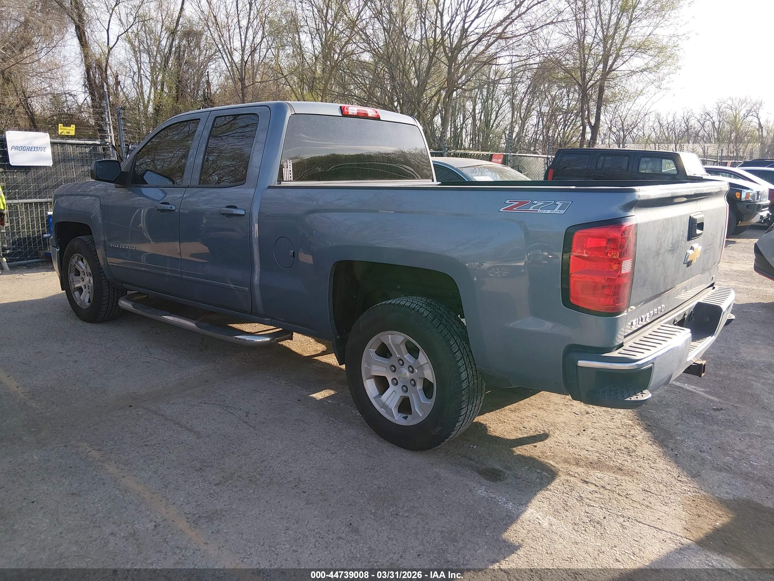 2015 Chevrolet Silverado 1500 2lt Blue vin: 1GCVKREC1FZ279132