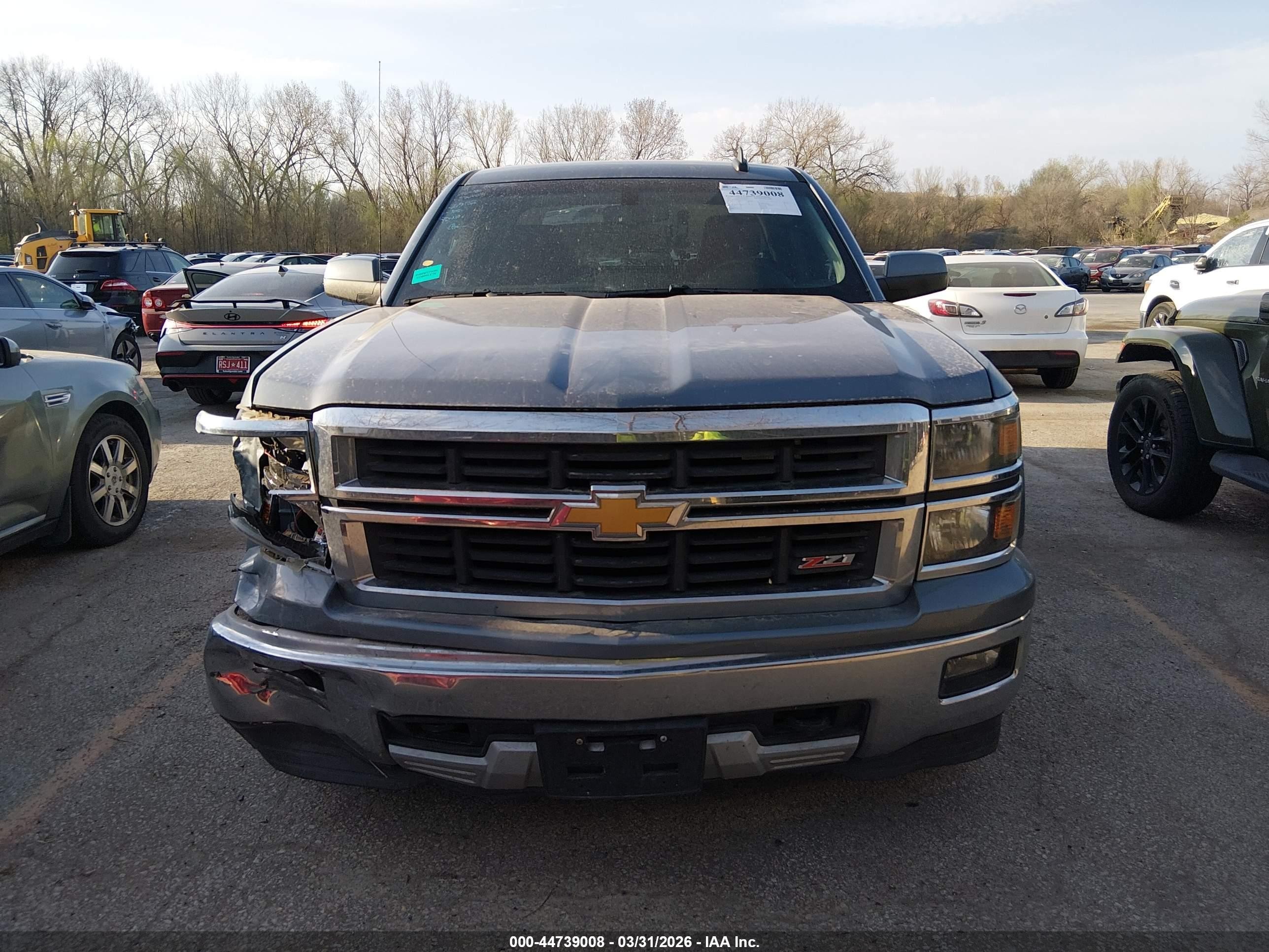 2015 Chevrolet Silverado 1500 2lt Blue vin: 1GCVKREC1FZ279132