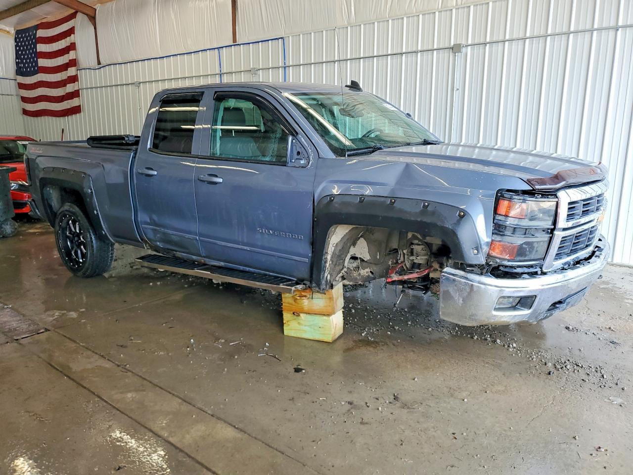 2015 Chevrolet Silverado K1500 Lt Blue vin: 1GCVKREC1FZ307334