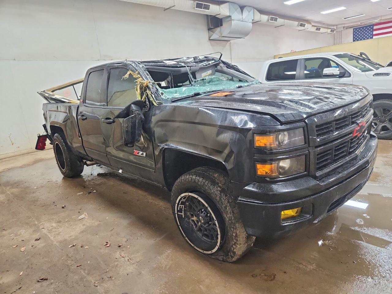 2015 Chevrolet Silverado K1500 Lt Black vin: 1GCVKREC1FZ321167