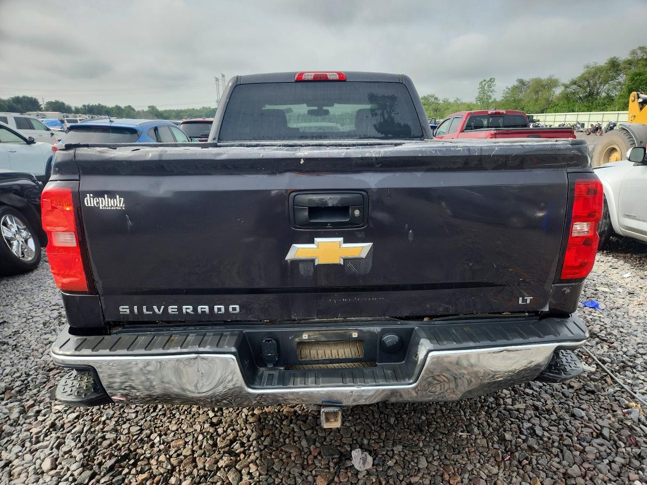 2016 Chevrolet Silverado K1500 Lt Black vin: 1GCVKREC1GZ232622