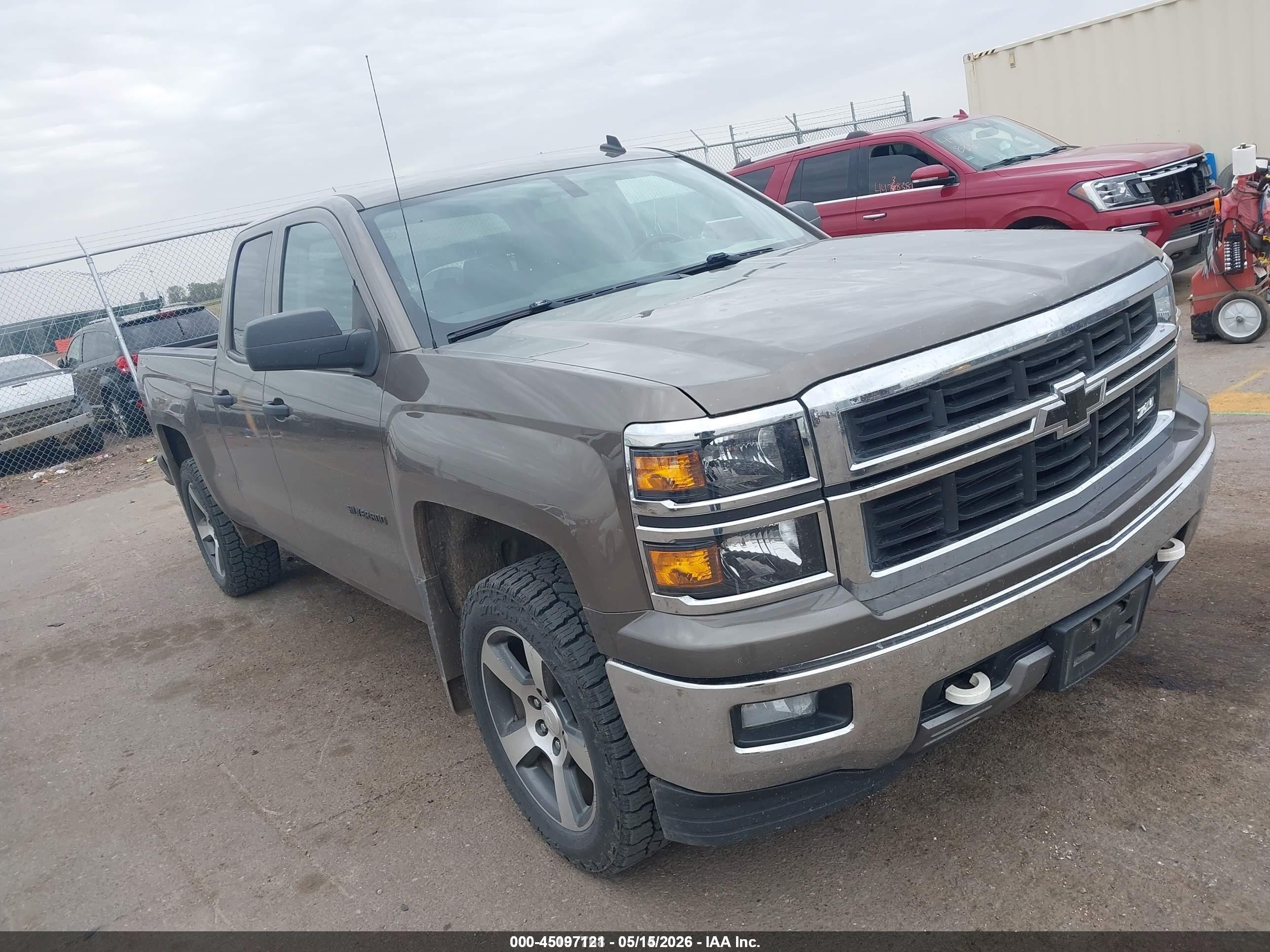 2014 Chevrolet Silverado 1500 2lt Коричневый vin: 1GCVKREC2EZ201988