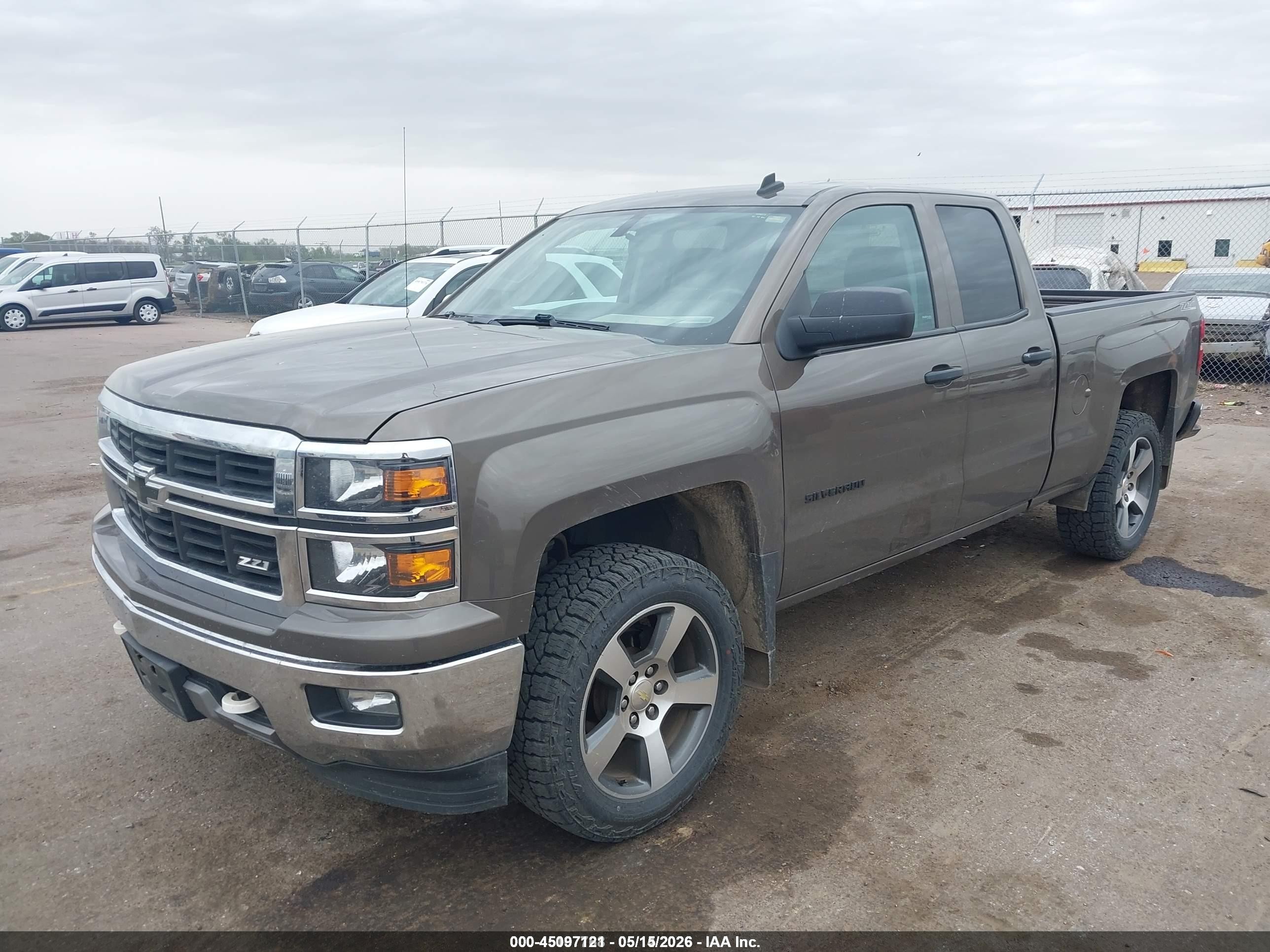 2014 Chevrolet Silverado 1500 2lt Коричневый vin: 1GCVKREC2EZ201988
