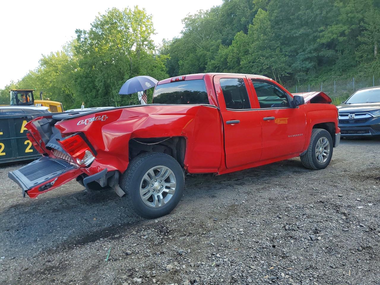 2014 Chevrolet Silverado K1500 Lt Red vin: 1GCVKREC2EZ202767