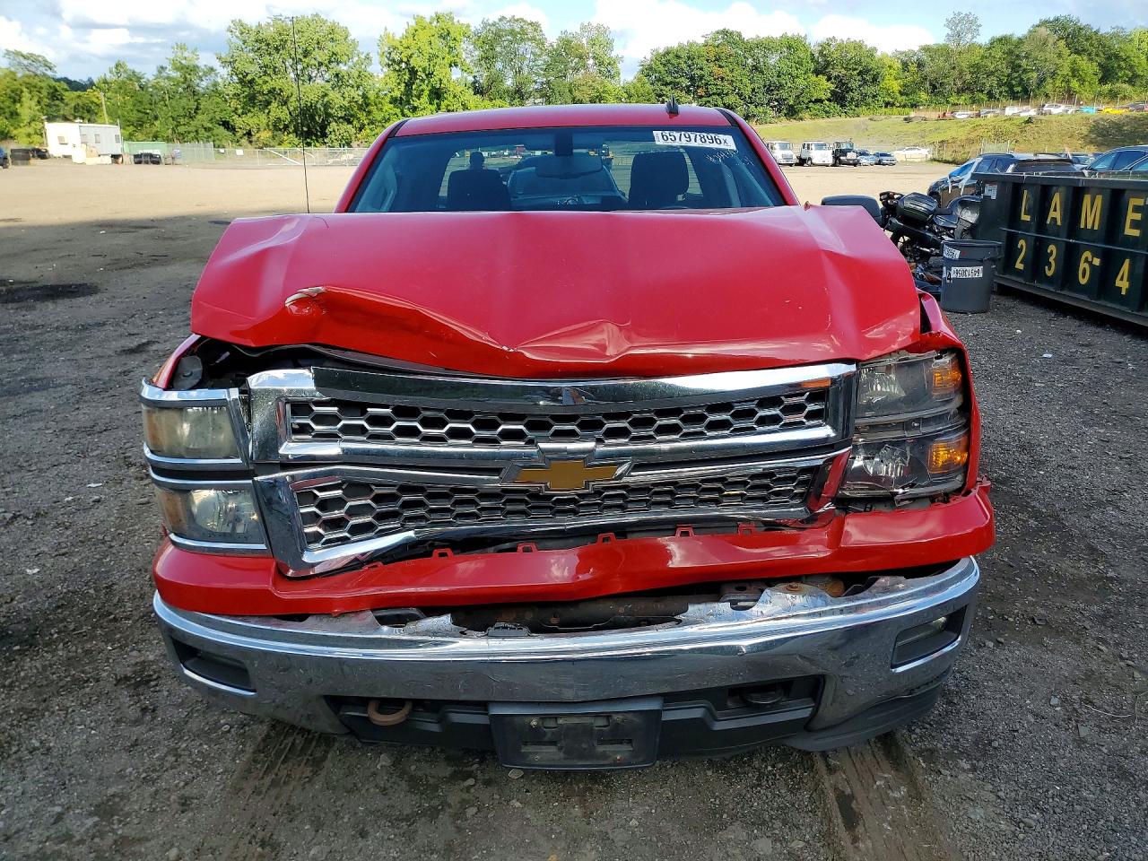 2014 Chevrolet Silverado K1500 Lt Red vin: 1GCVKREC2EZ202767