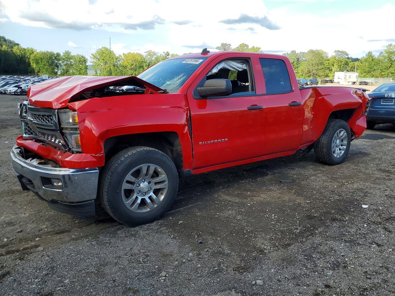 2014 Chevrolet Silverado K1500 Lt Красный vin: 1GCVKREC2EZ202767