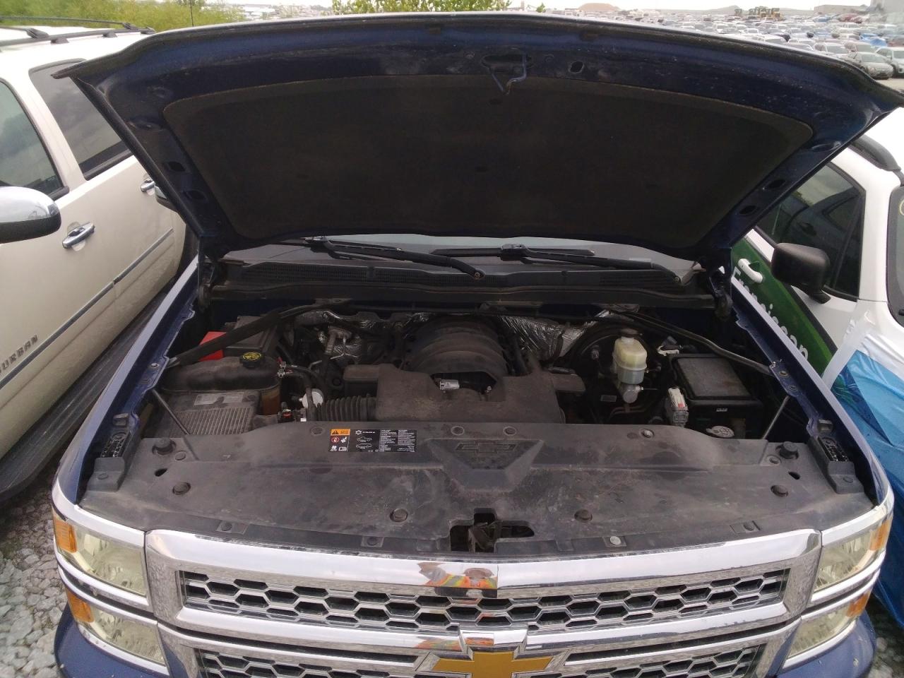 2014 Chevrolet Silverado K1500 Lt Blue vin: 1GCVKREC2EZ263746